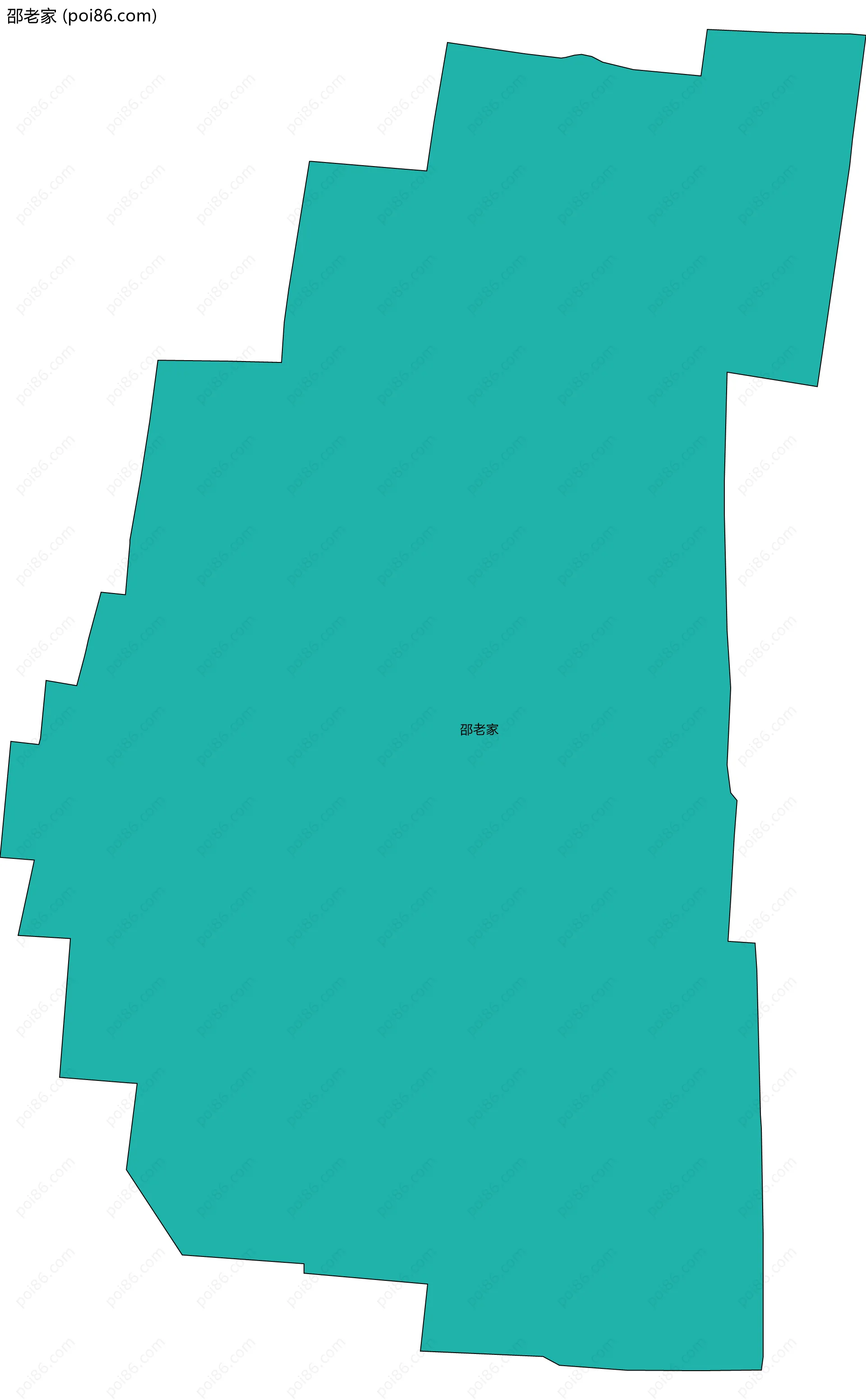 邵老家边界地图