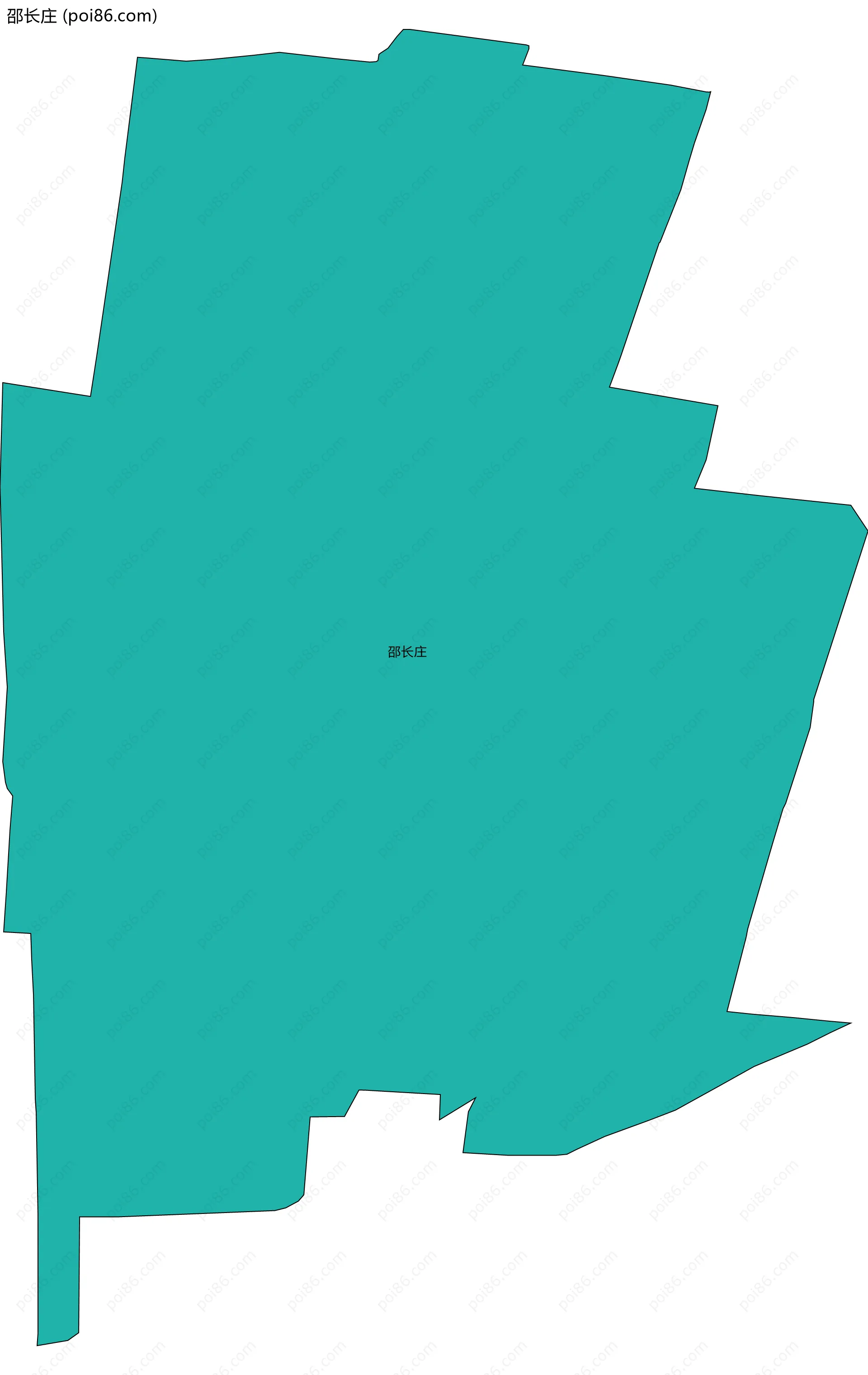 邵长庄边界地图