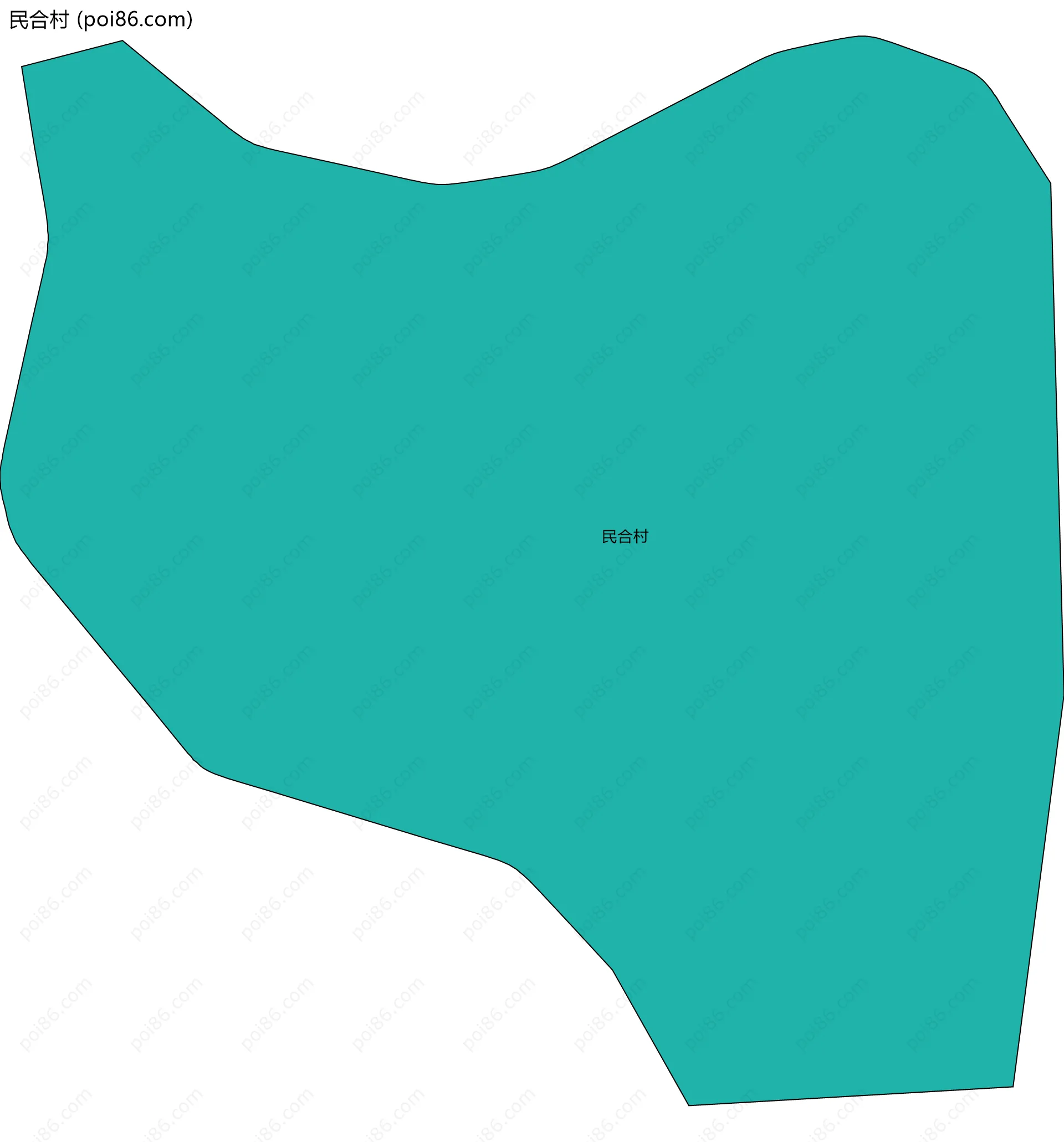 民合村边界地图