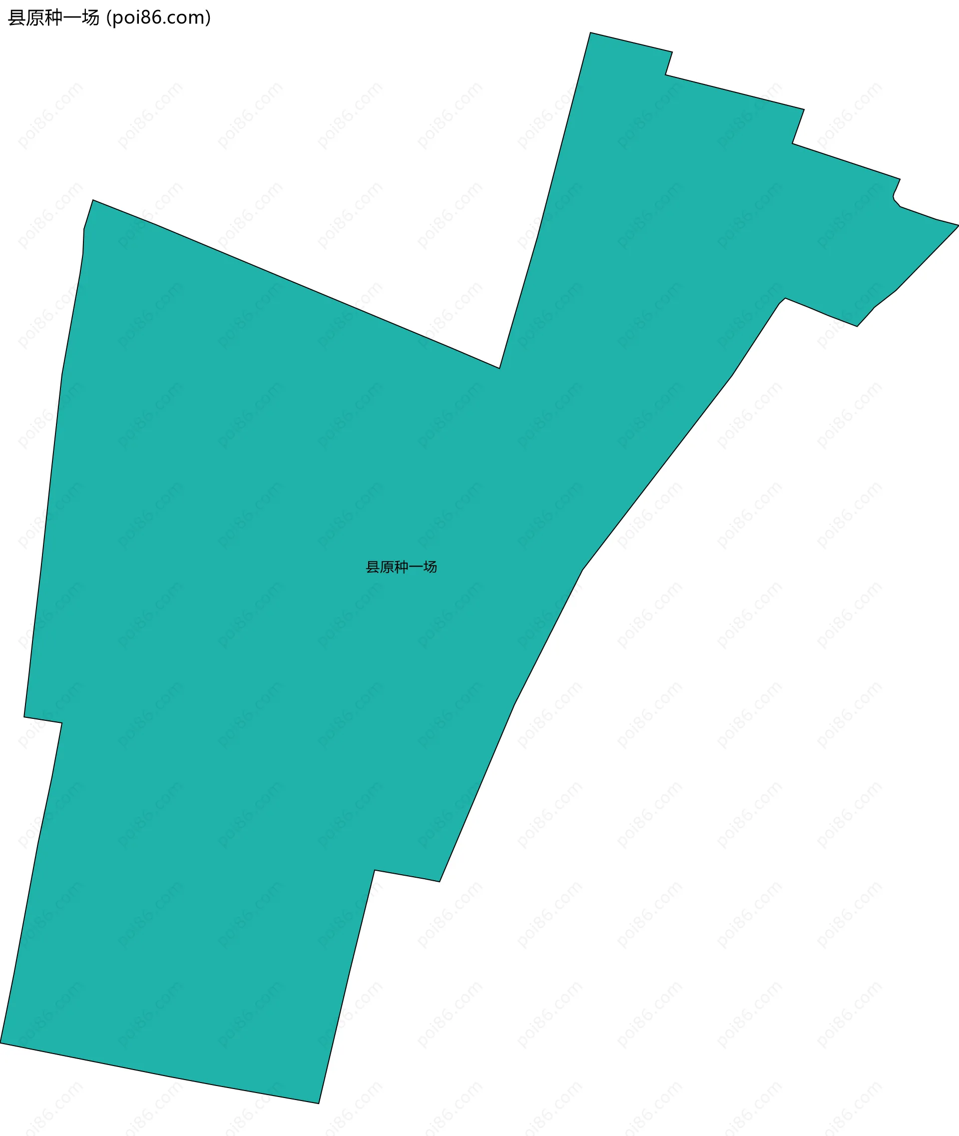 县原种一场边界地图