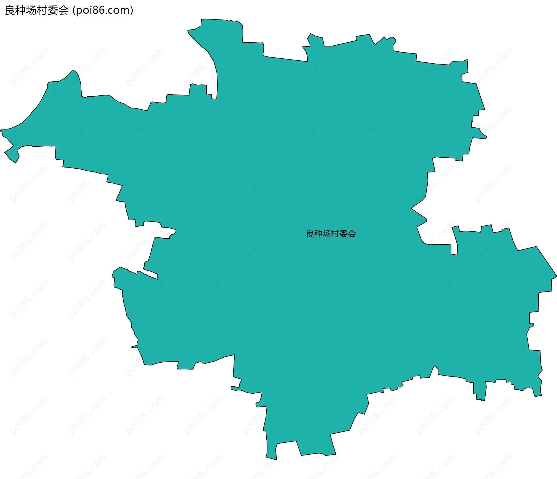 良种场村委会边界地图
