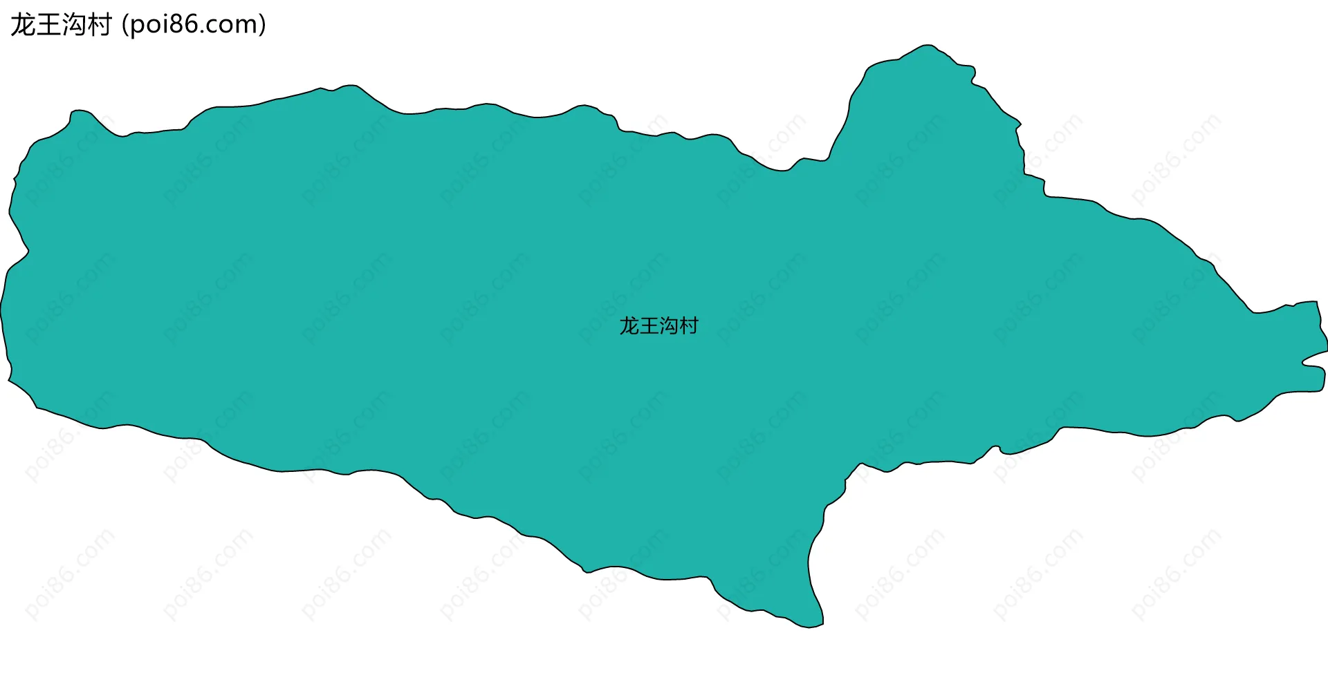 龙王沟村边界地图