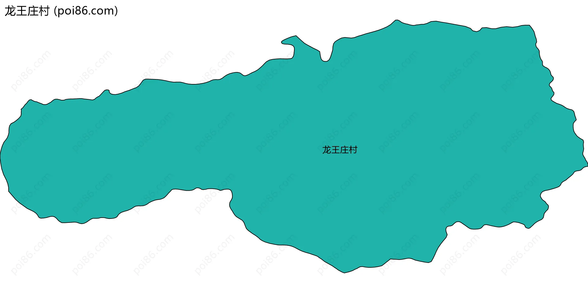 龙王庄村边界地图