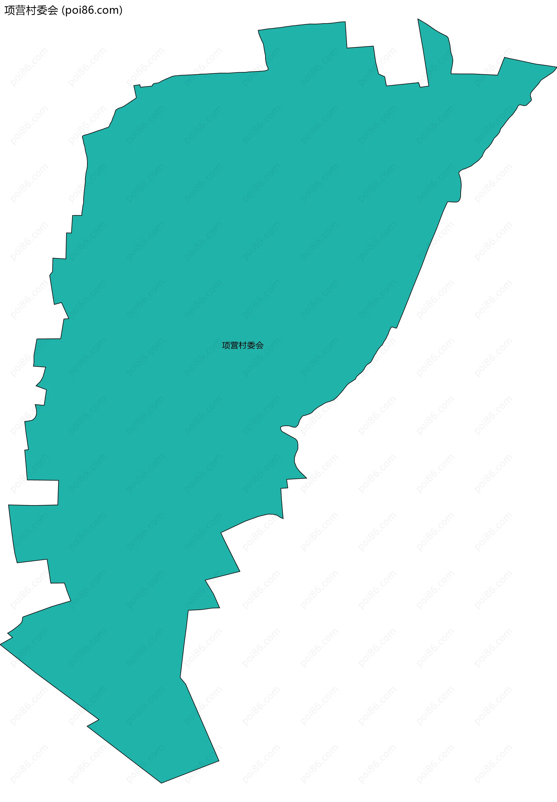 项营村委会边界地图