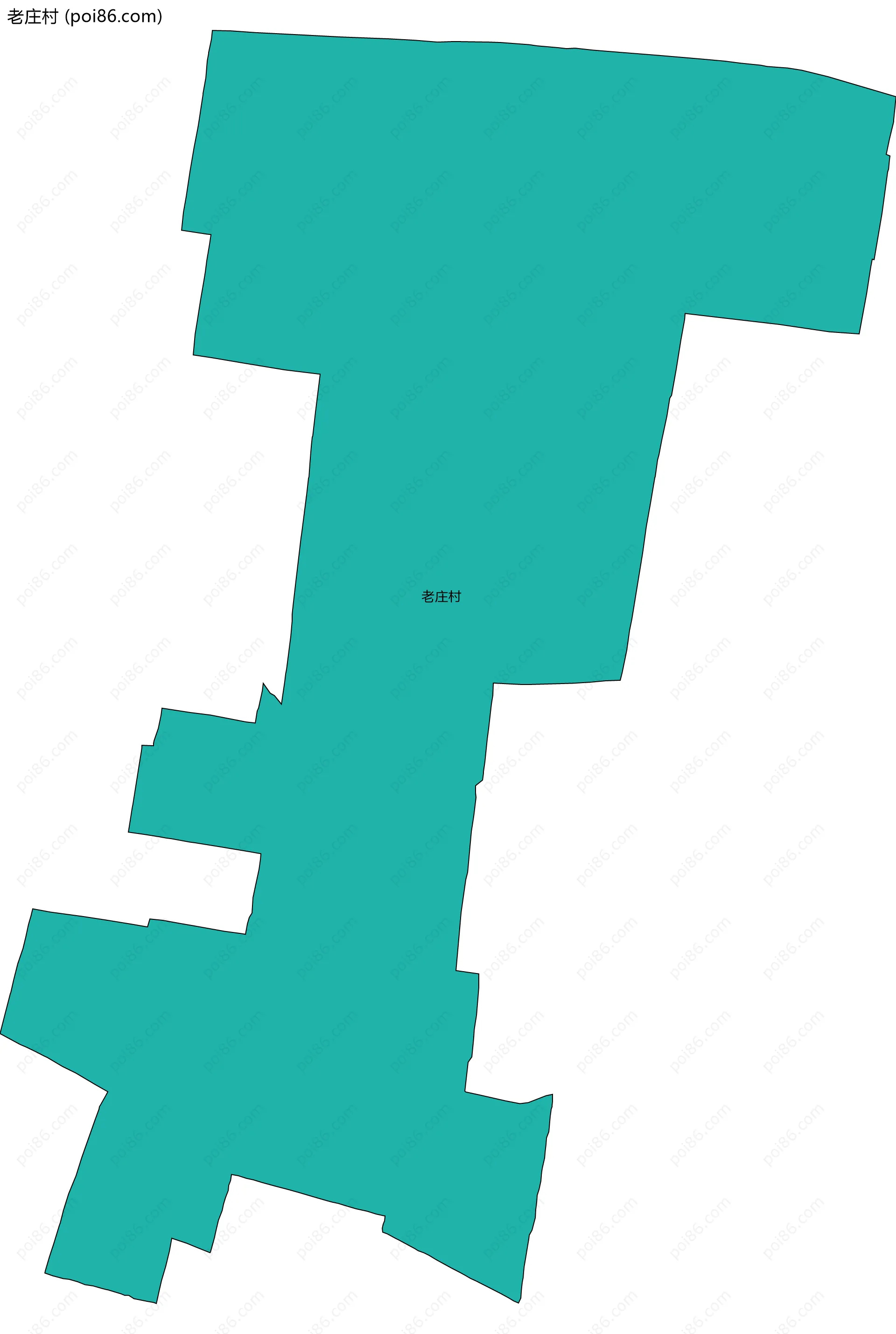 老庄村边界地图