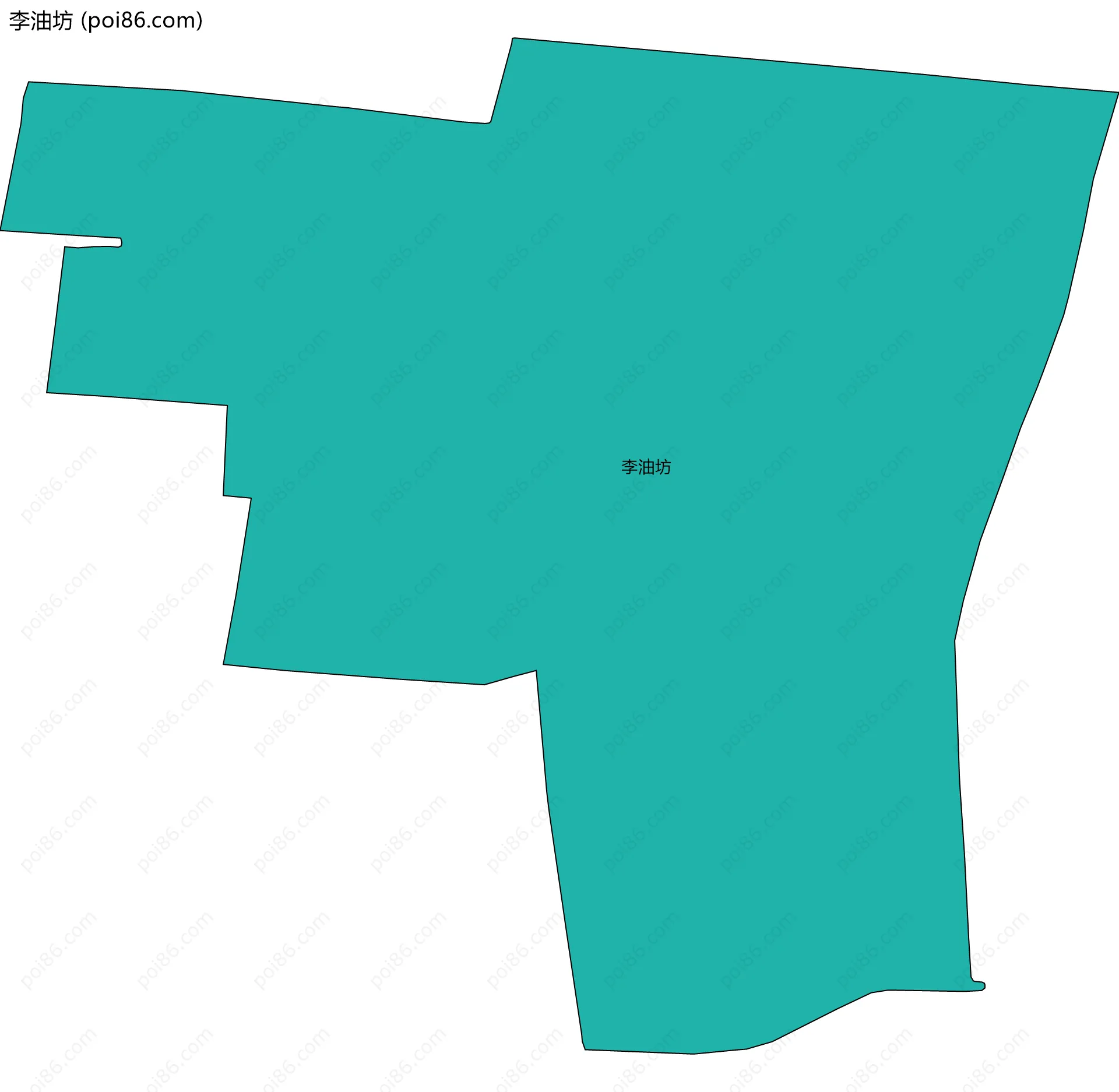 李油坊边界地图