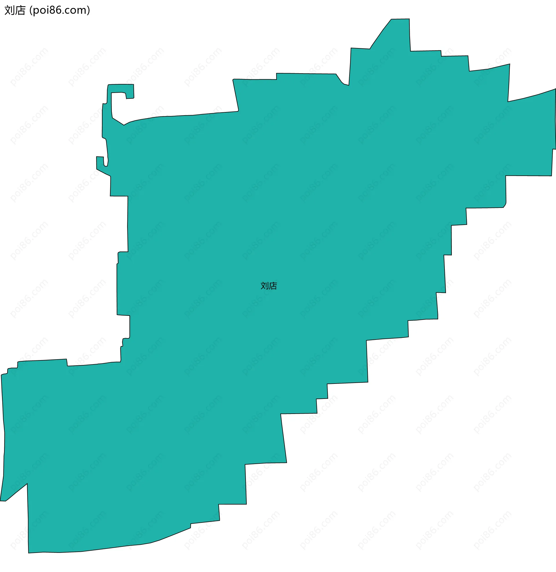刘店边界地图