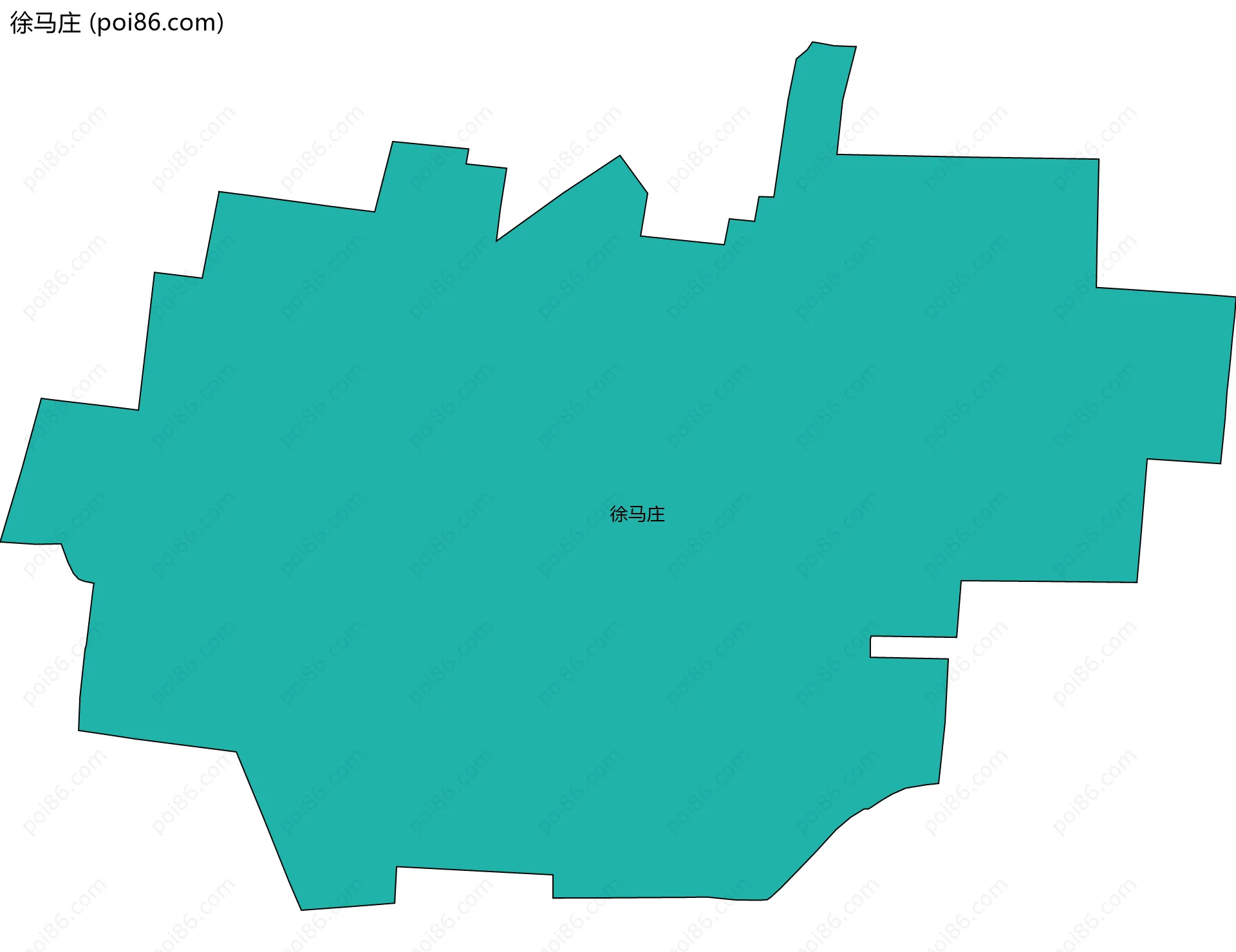徐马庄边界地图
