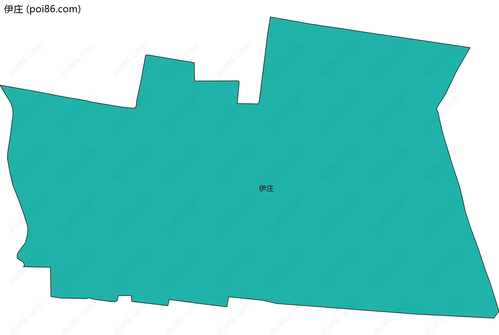 伊庄边界地图