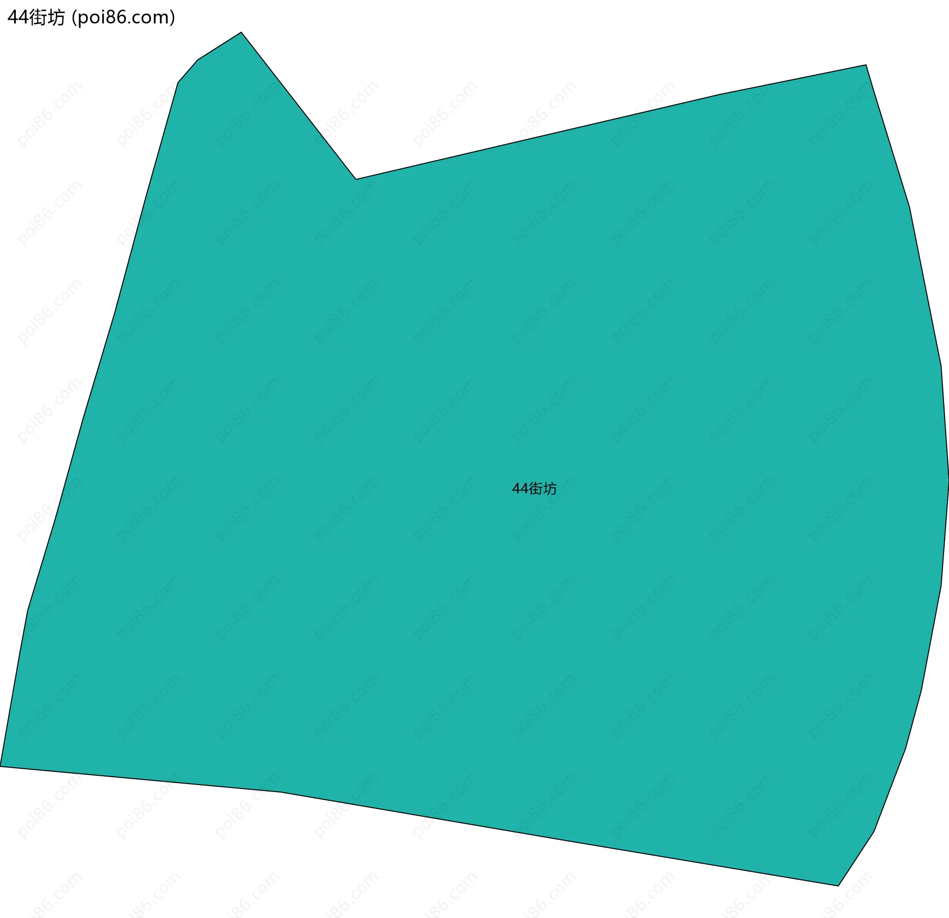 44街坊边界地图