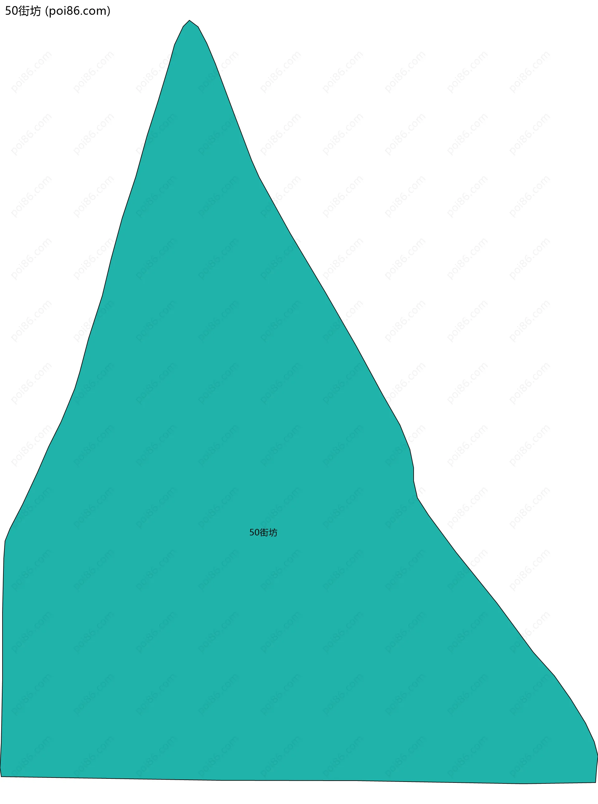 50街坊边界地图