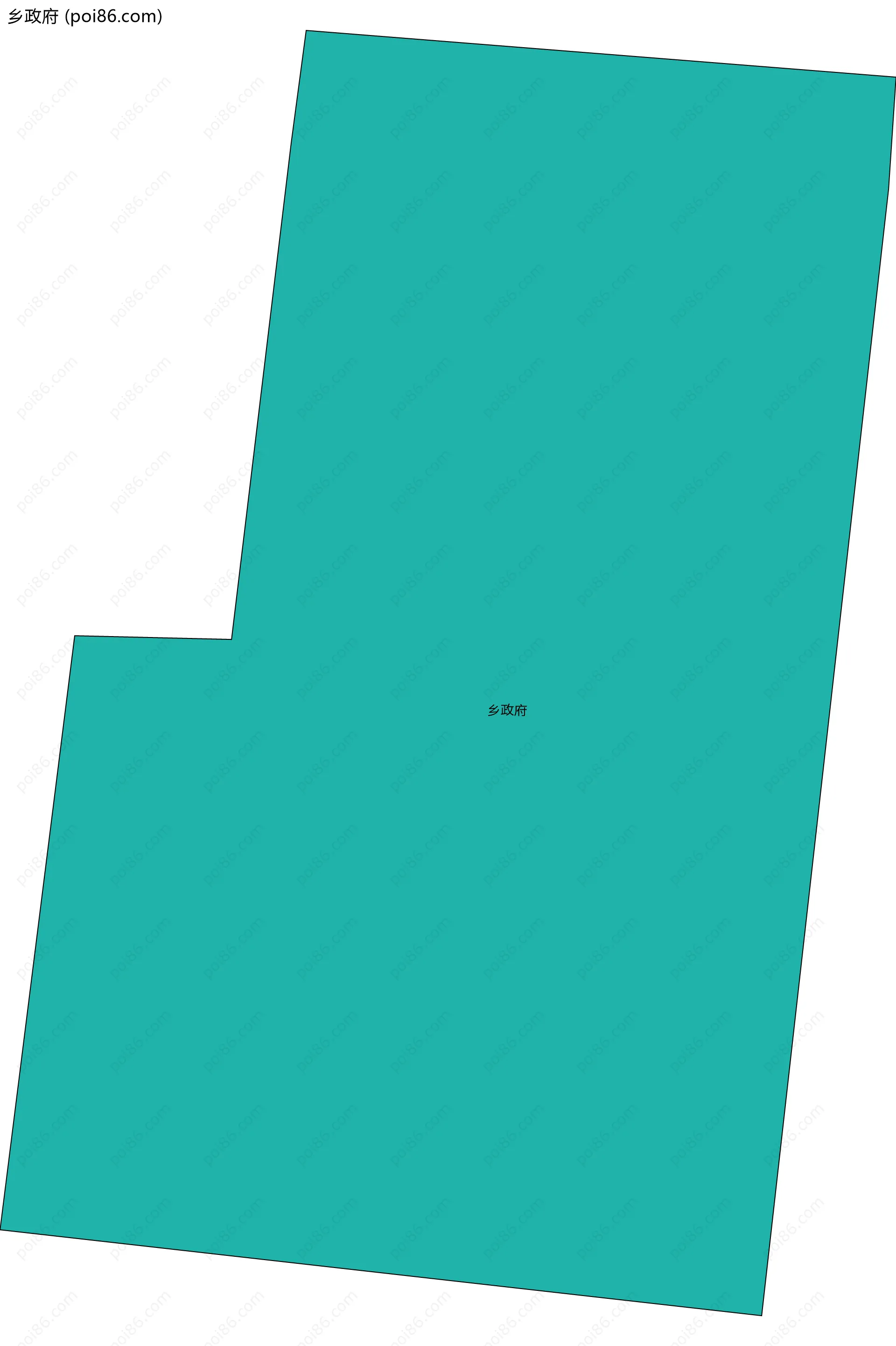 乡政府边界地图