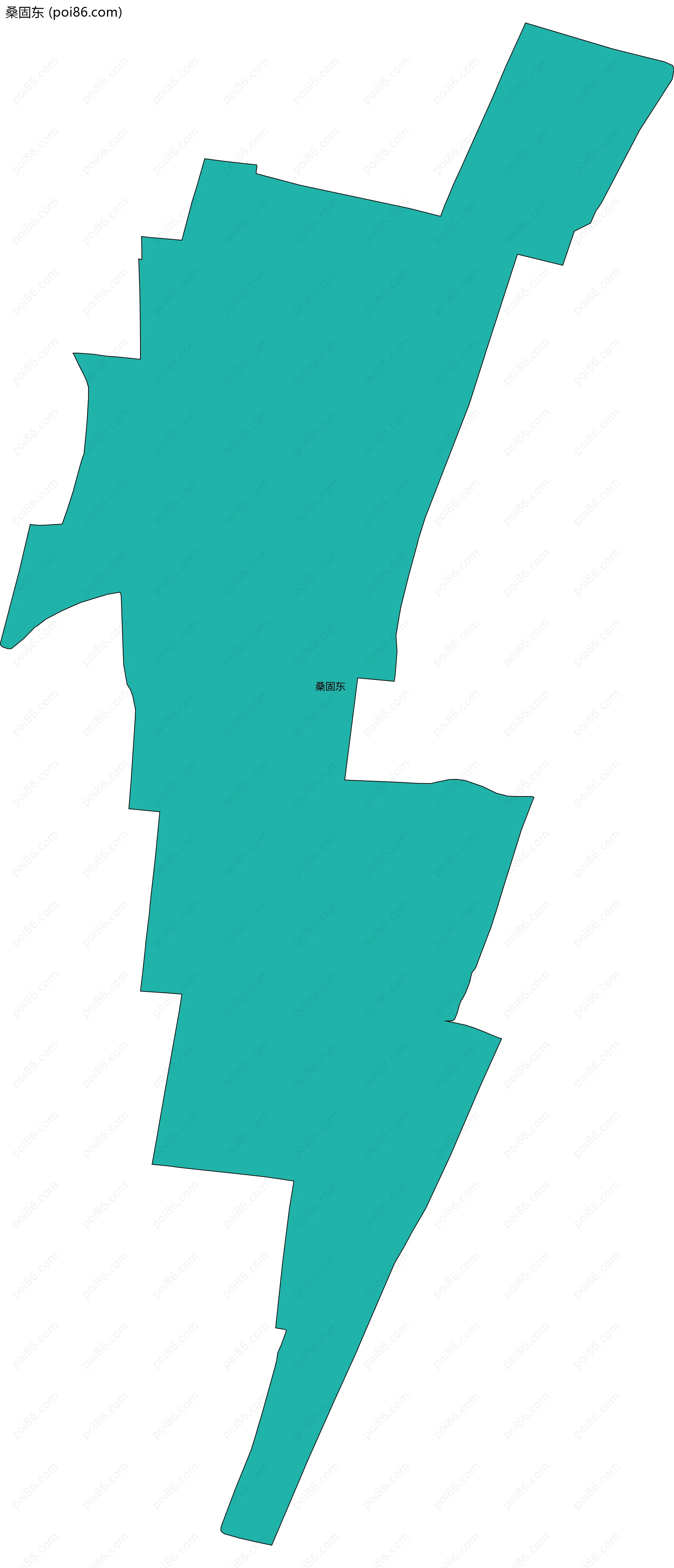 桑固东边界地图