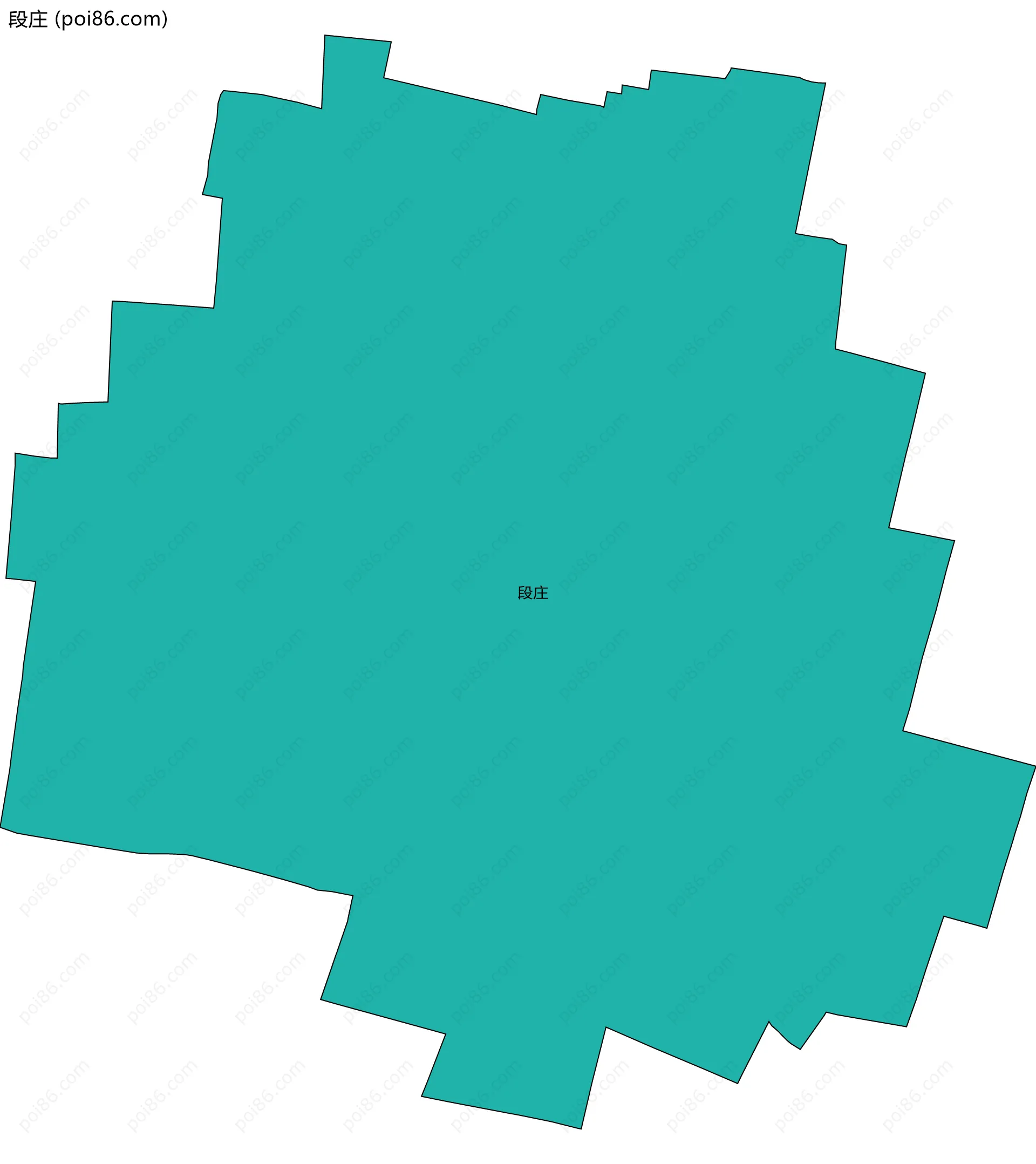 段庄边界地图