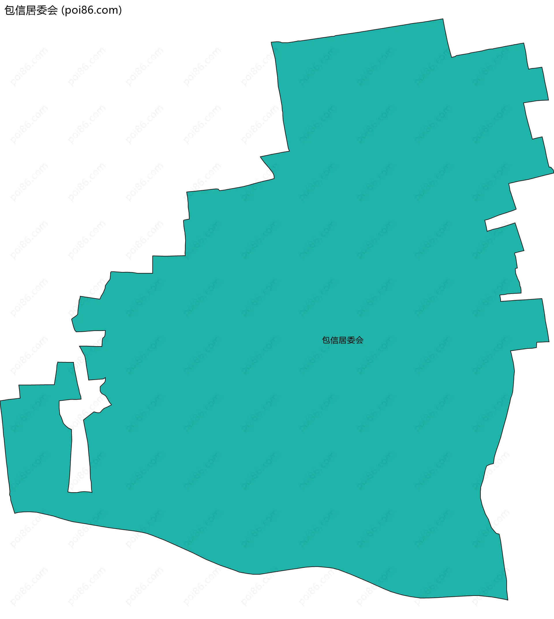 包信居委会边界地图