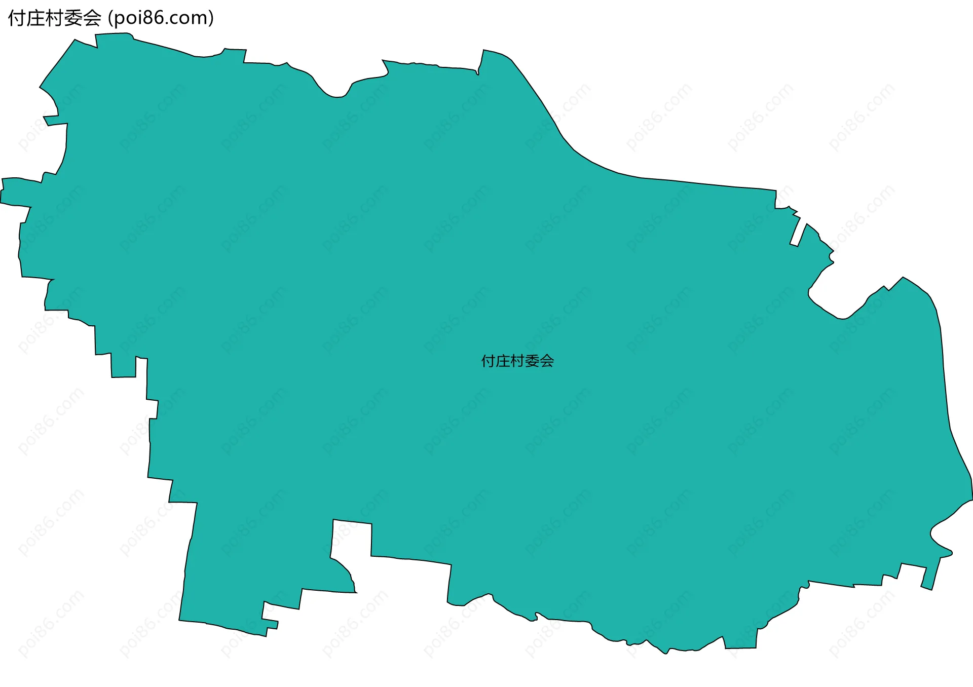 付庄村委会边界地图