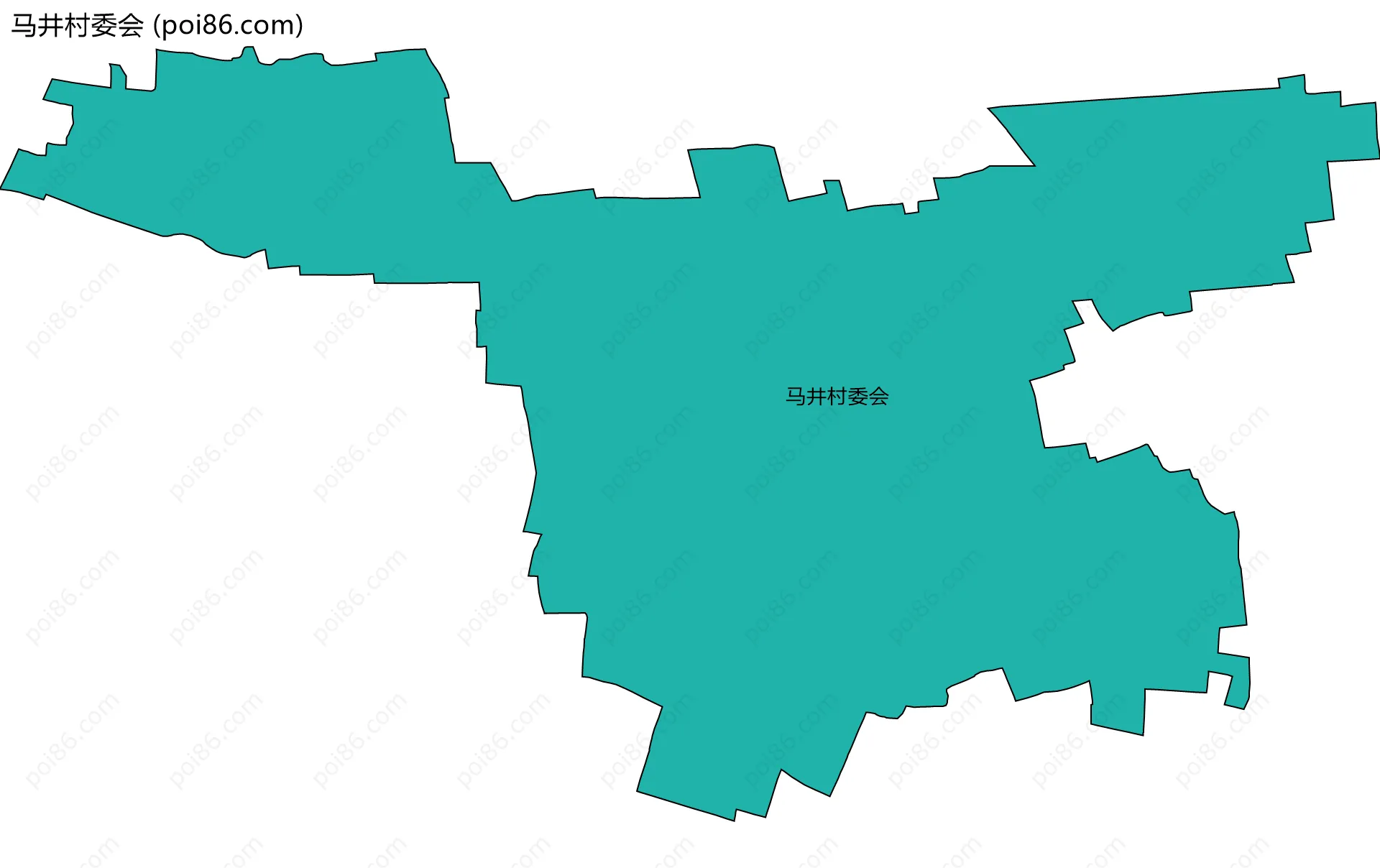 马井村委会边界地图
