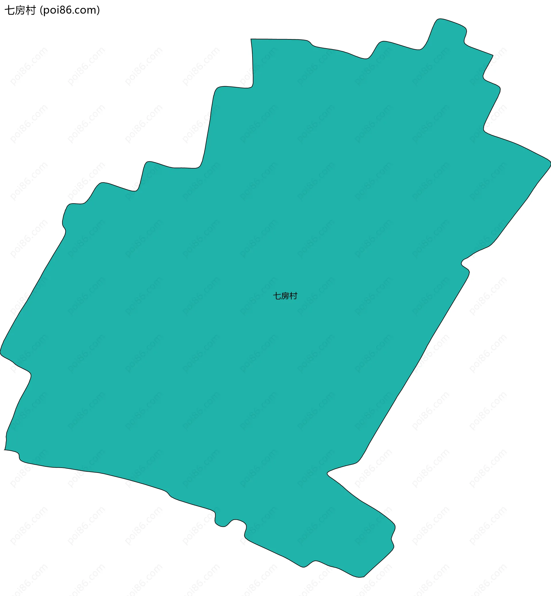 七房村边界地图