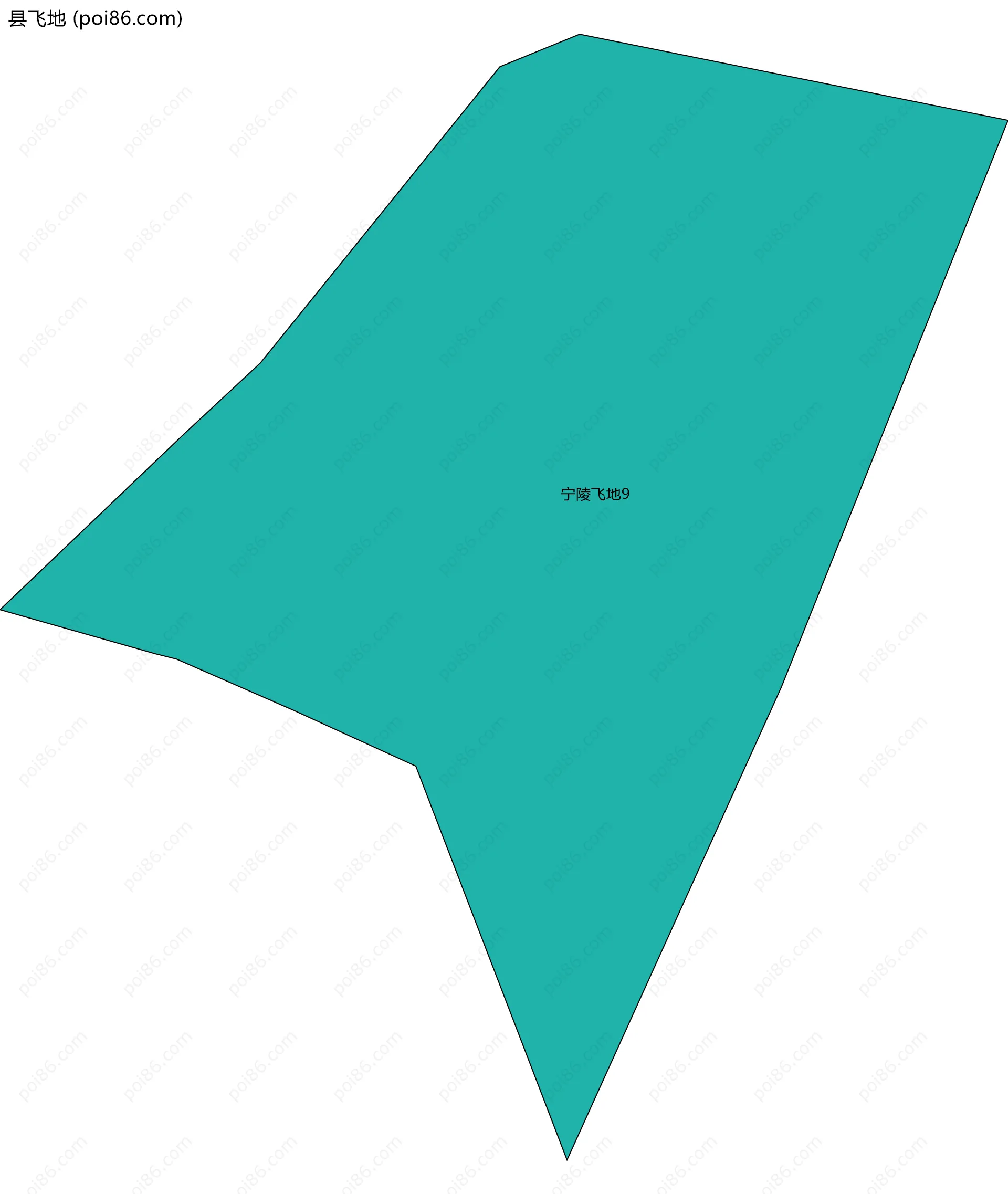 县飞地边界地图(五级行政区划)