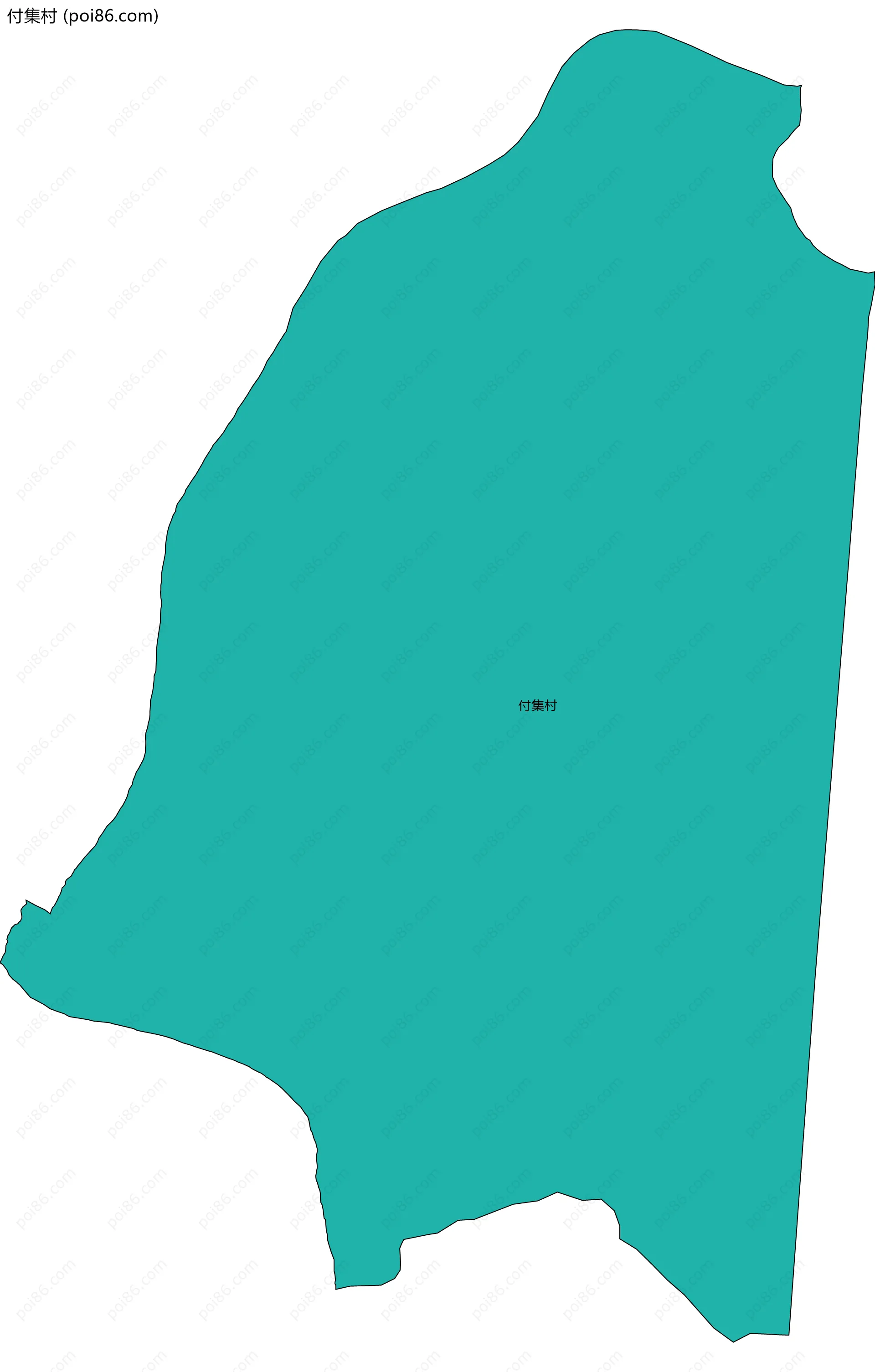 付集村边界地图