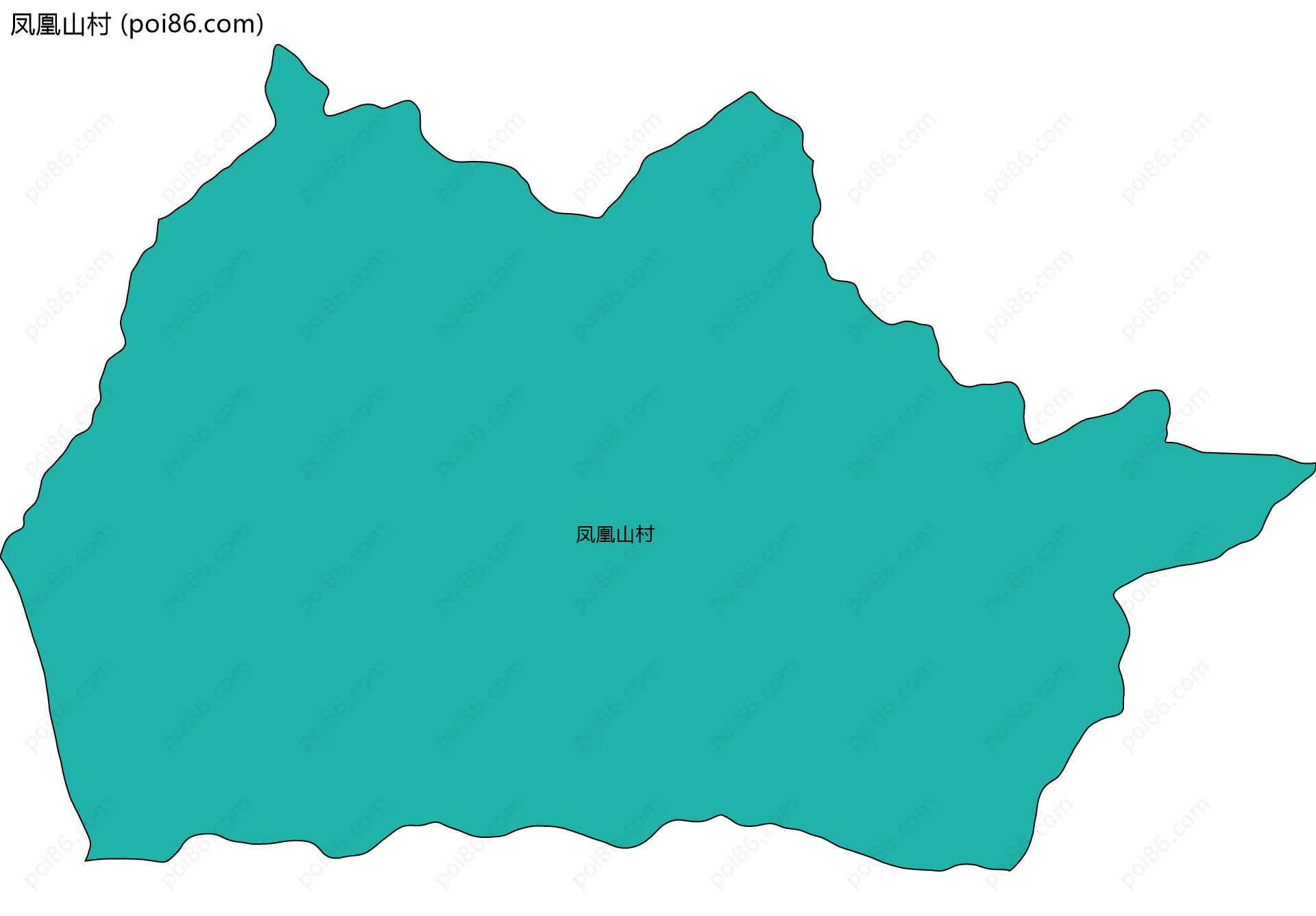 凤凰山村边界地图