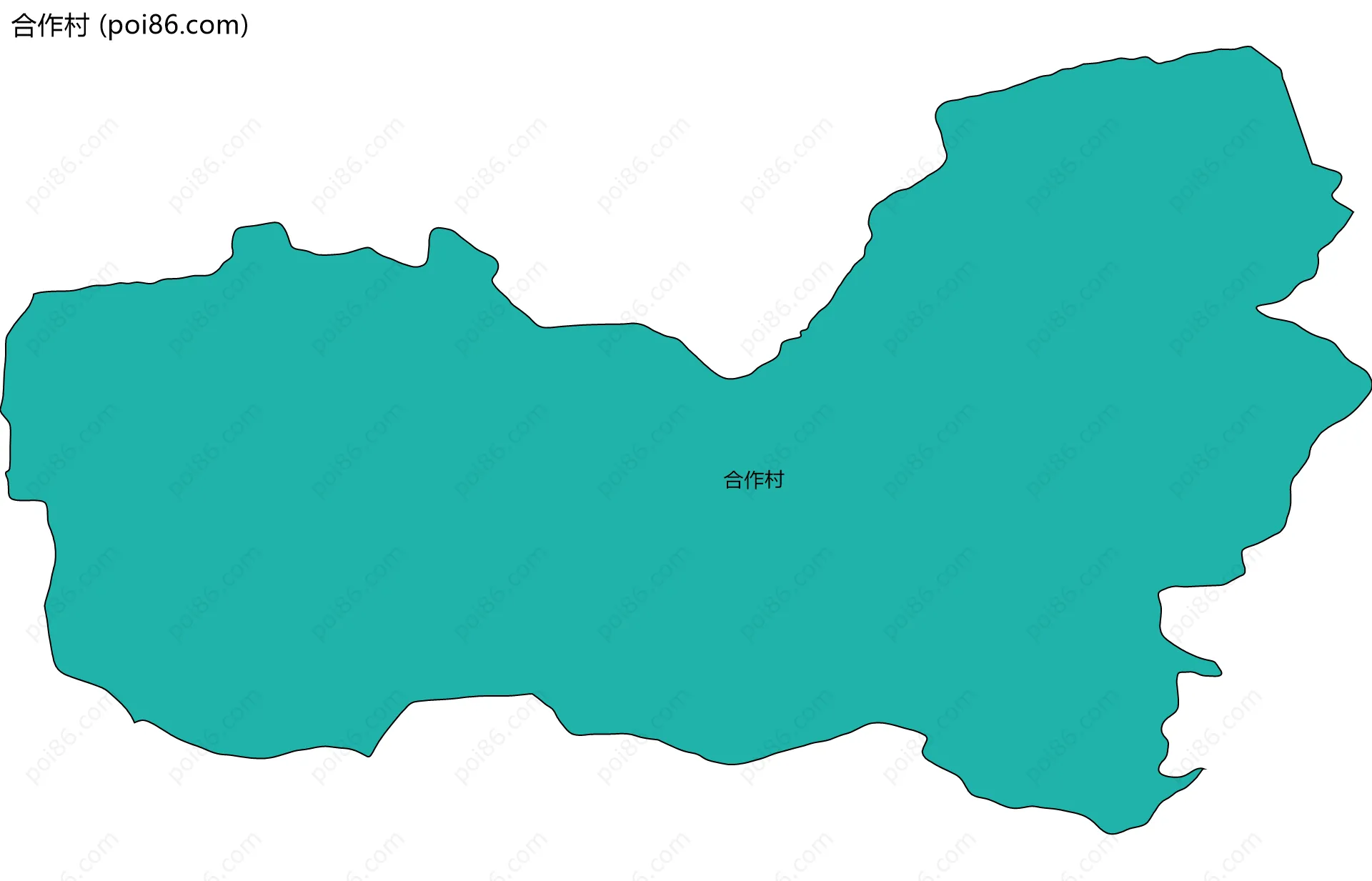 合作村边界地图