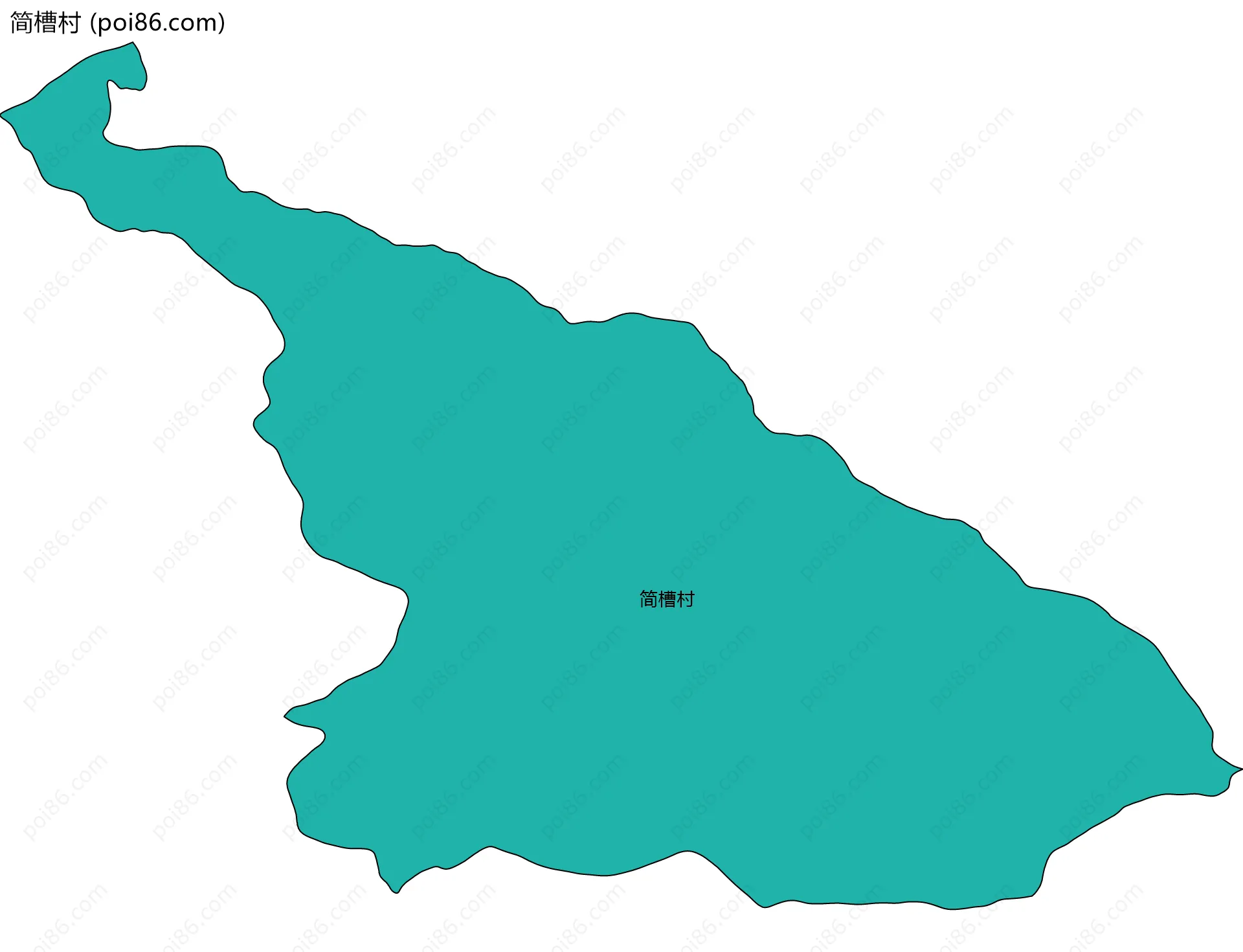 简槽村边界地图