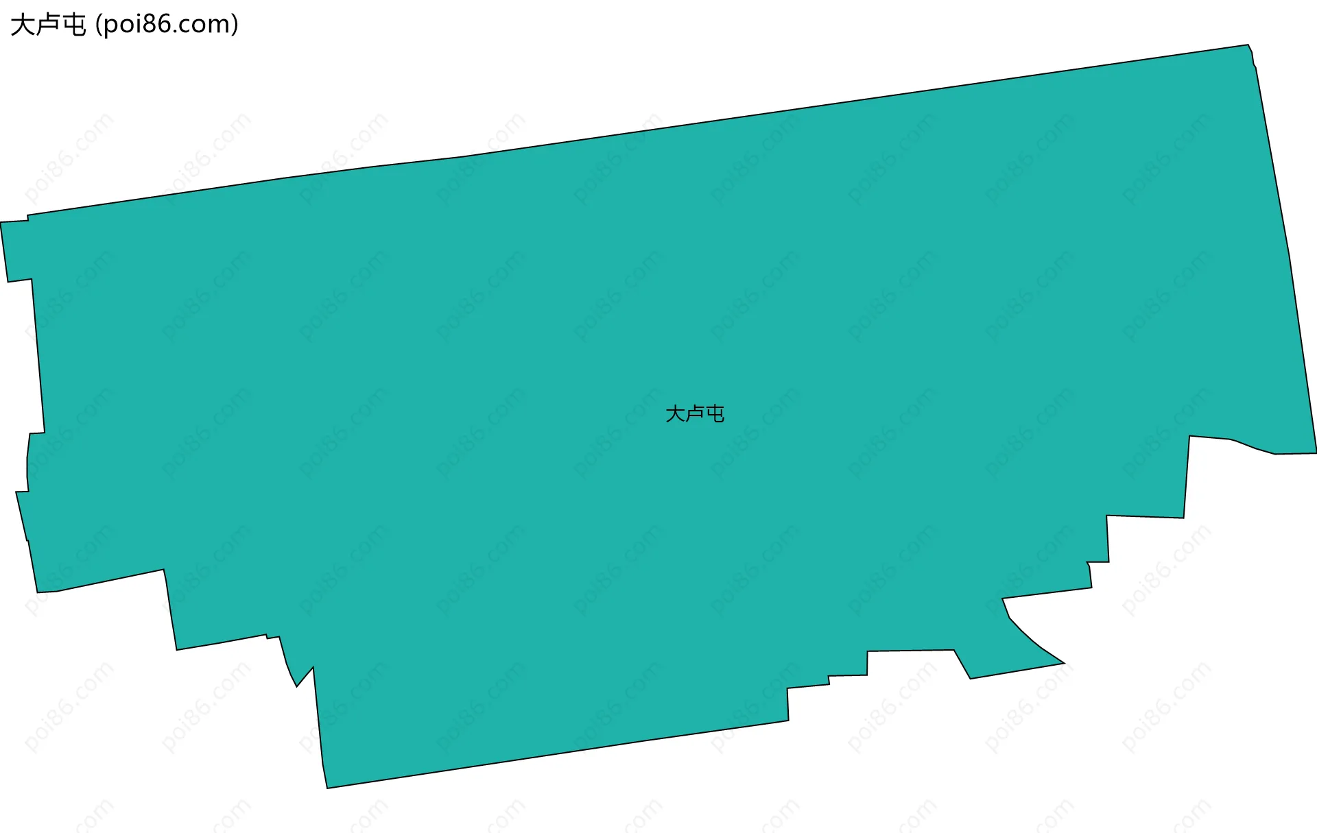 大卢屯边界地图