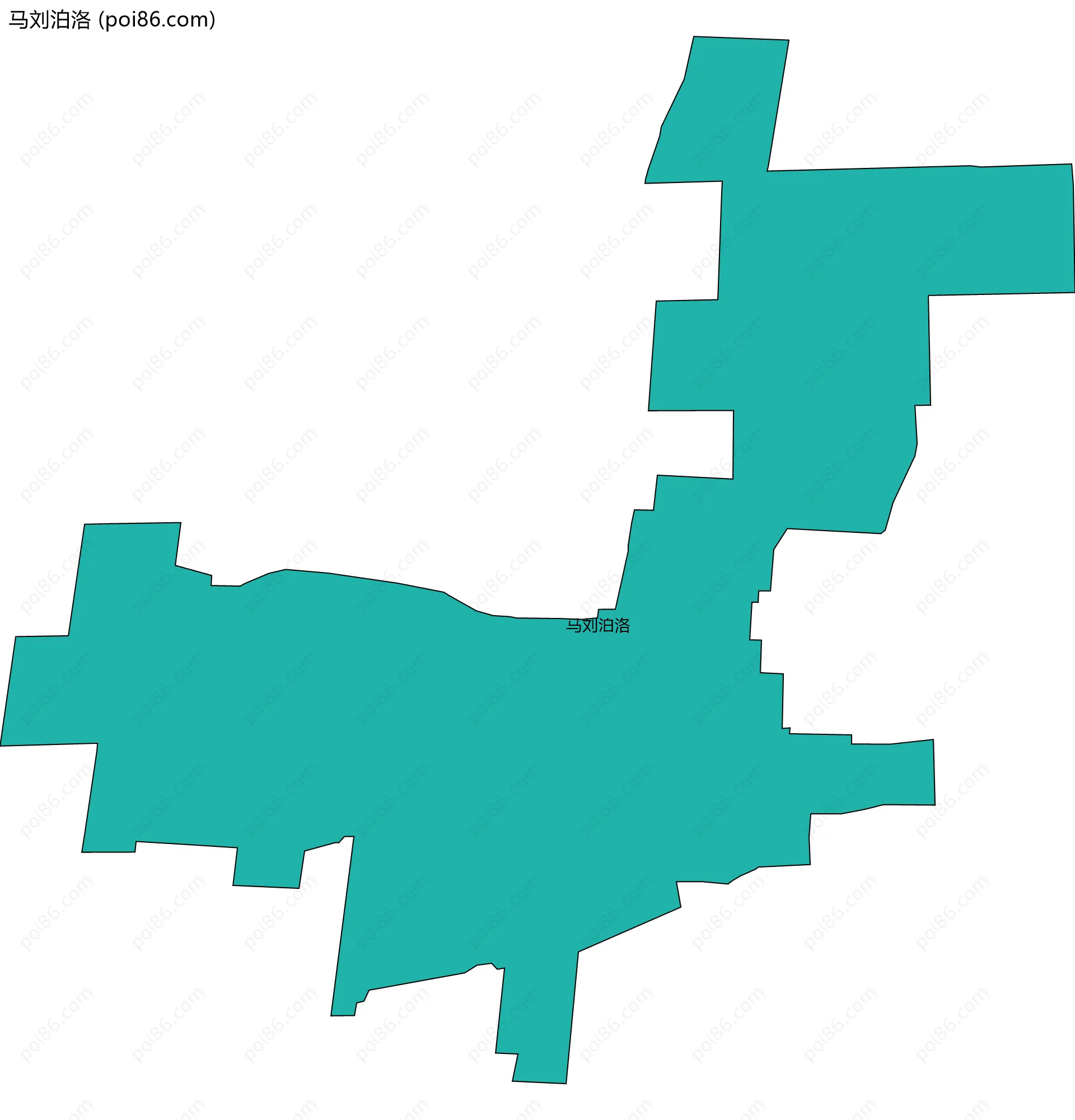 马刘泊洛边界地图