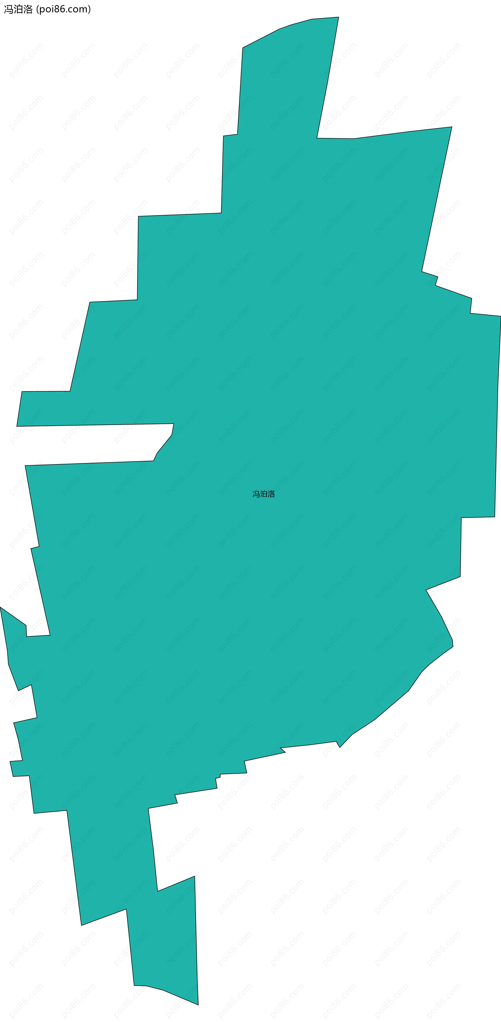 冯泊洛边界地图