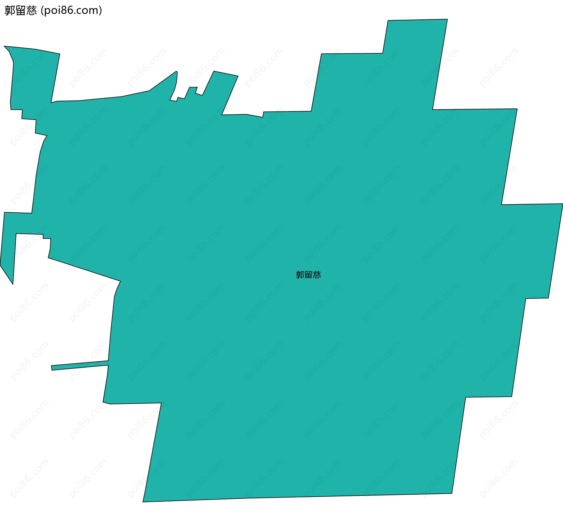郭留慈边界地图