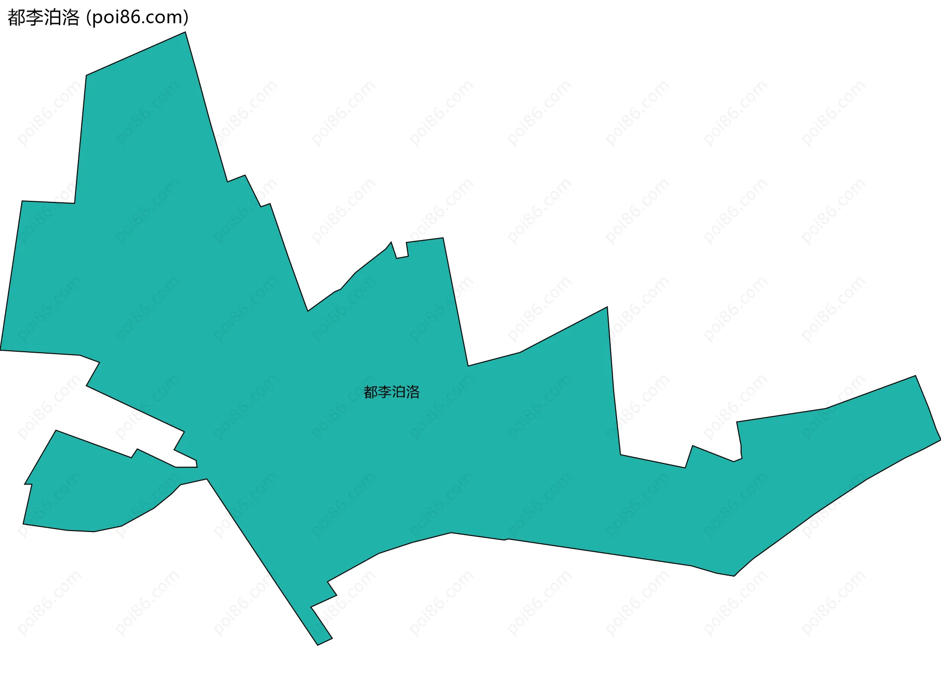 都李泊洛边界地图
