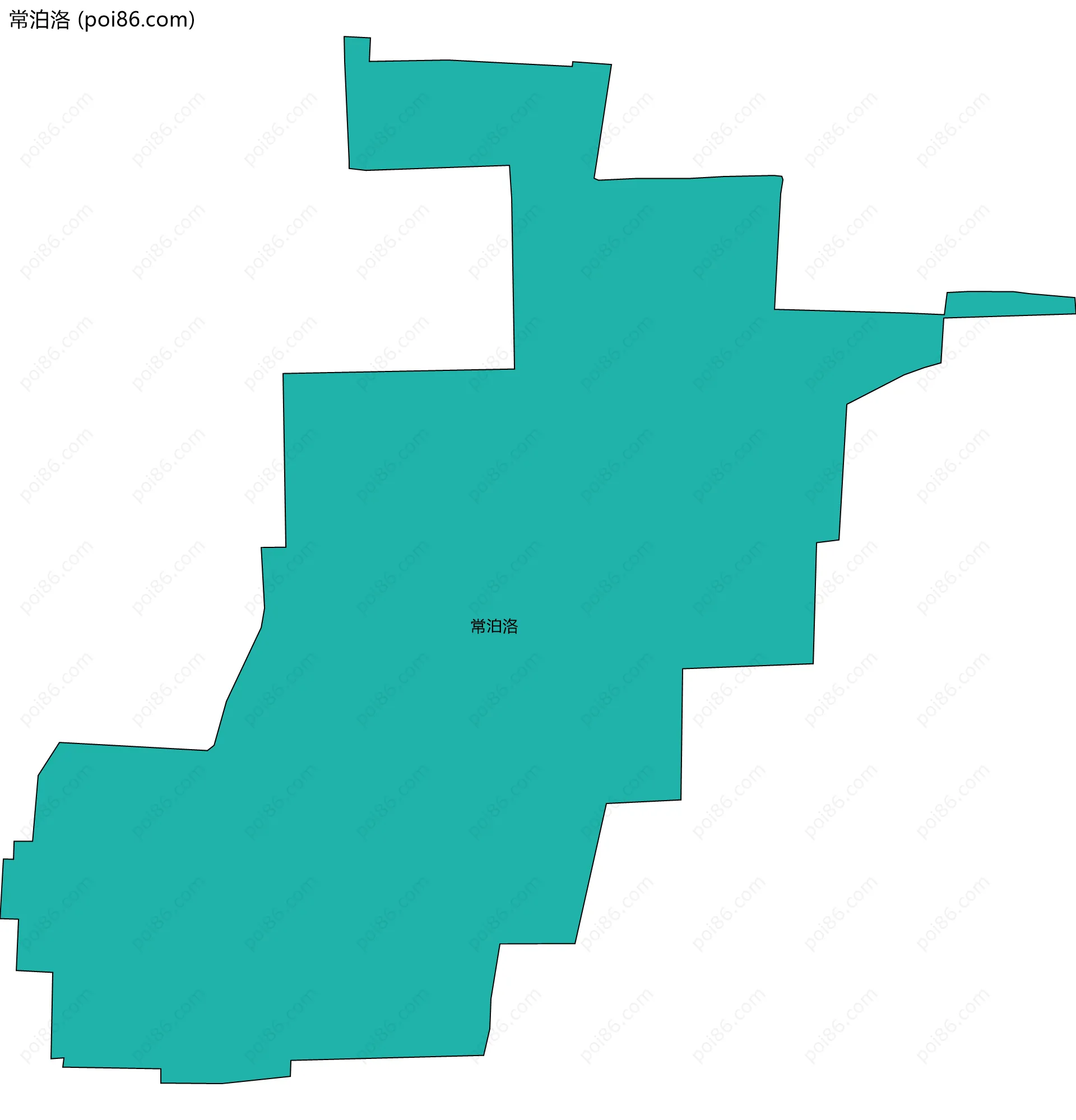 常泊洛边界地图