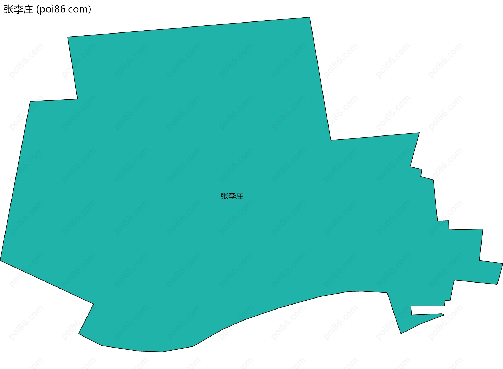 张李庄边界地图
