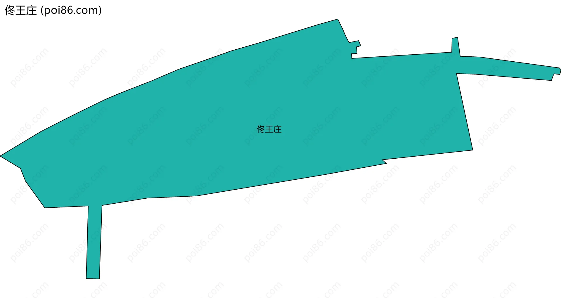 佟王庄边界地图