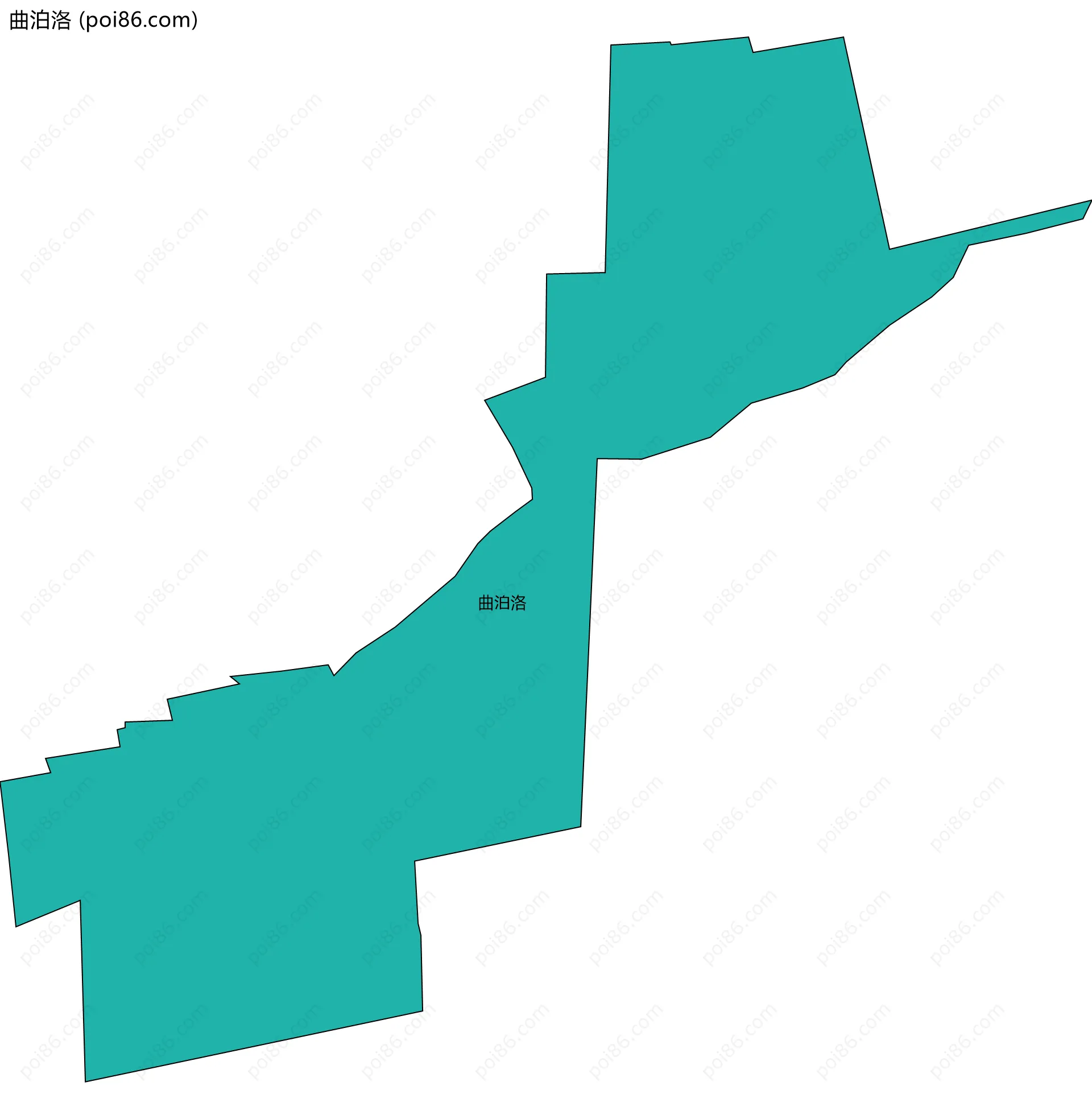 曲泊洛边界地图