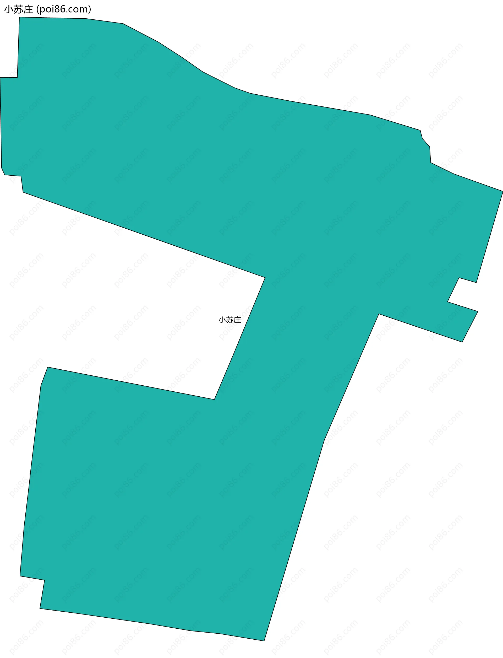 小苏庄边界地图