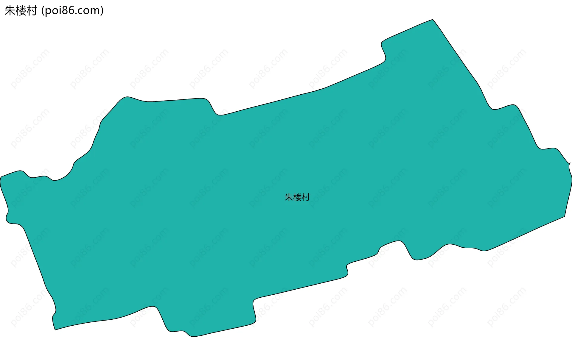 朱楼村边界地图