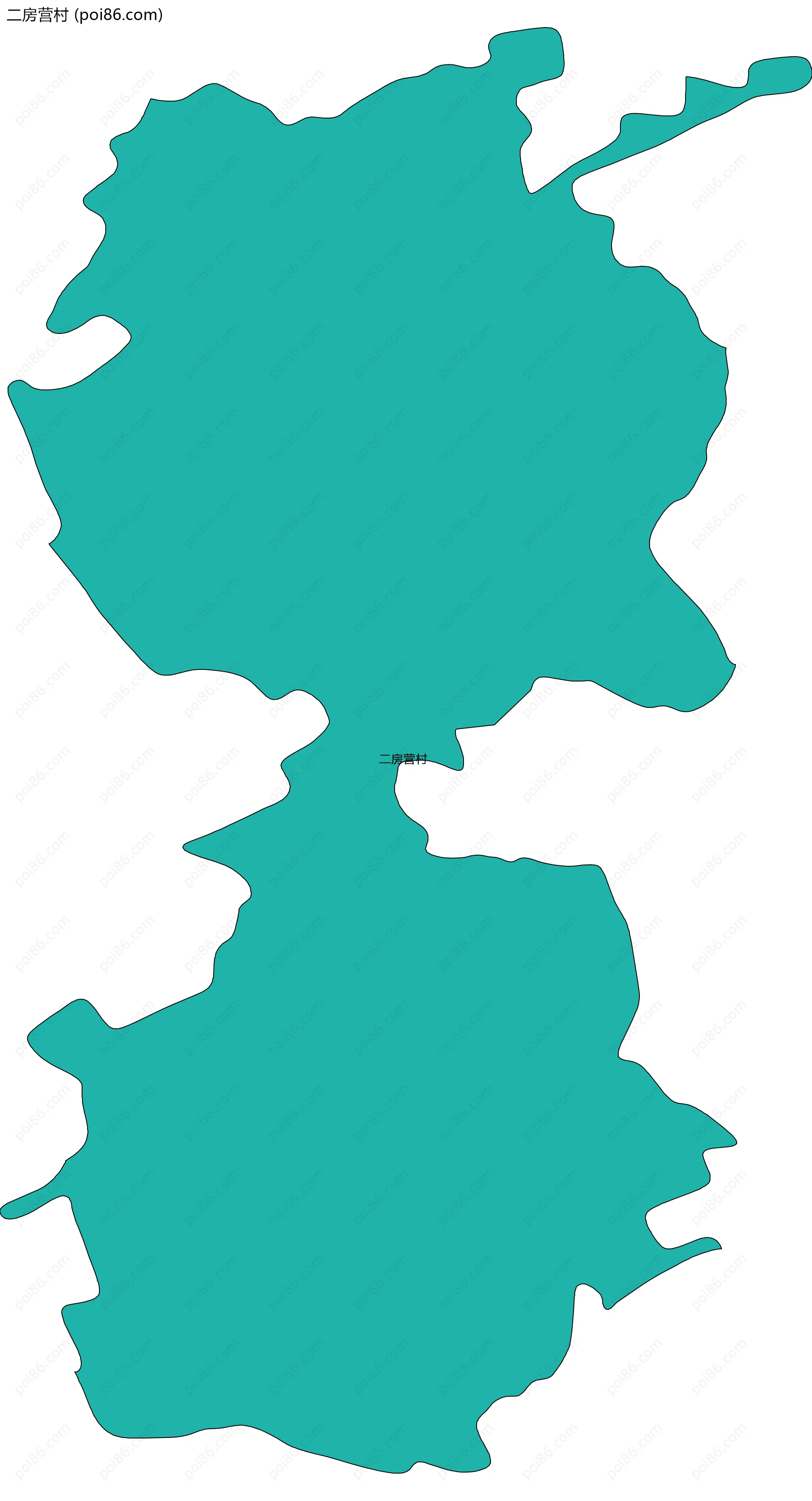 二房营村边界地图