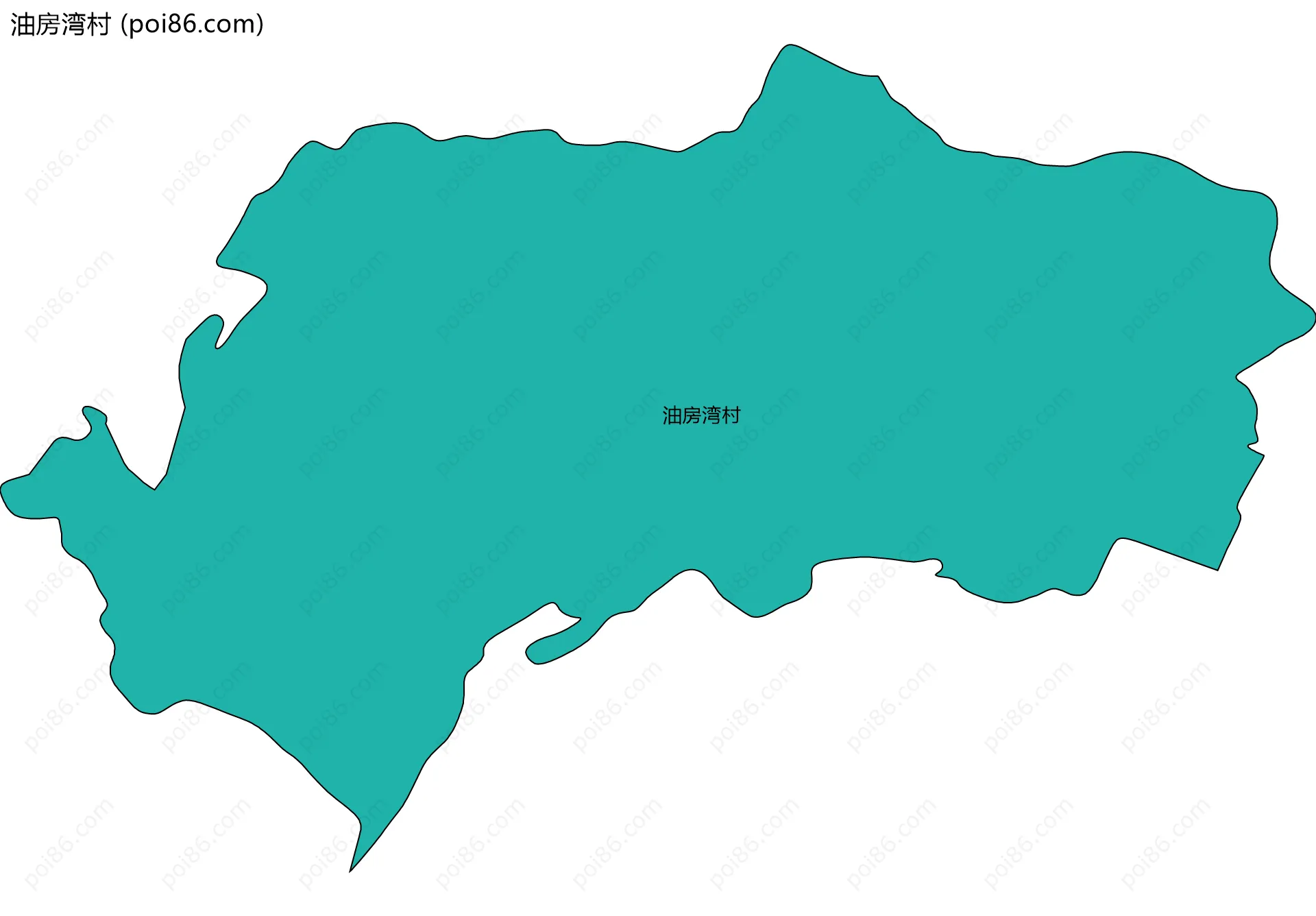 油房湾村边界地图