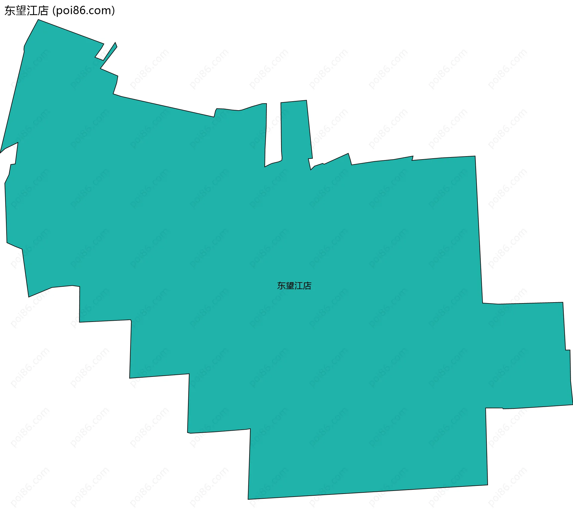 东望江店边界地图