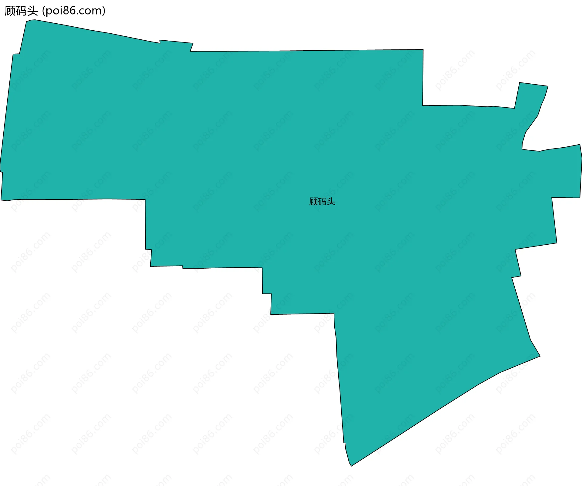 顾码头边界地图