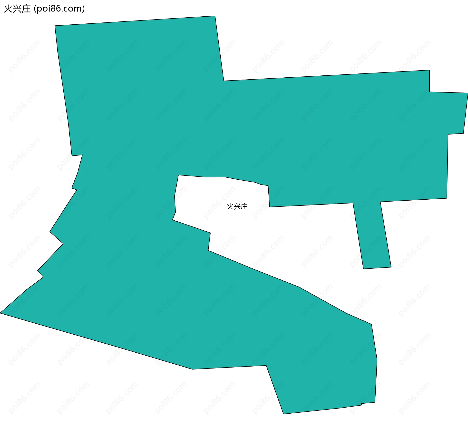 火兴庄边界地图