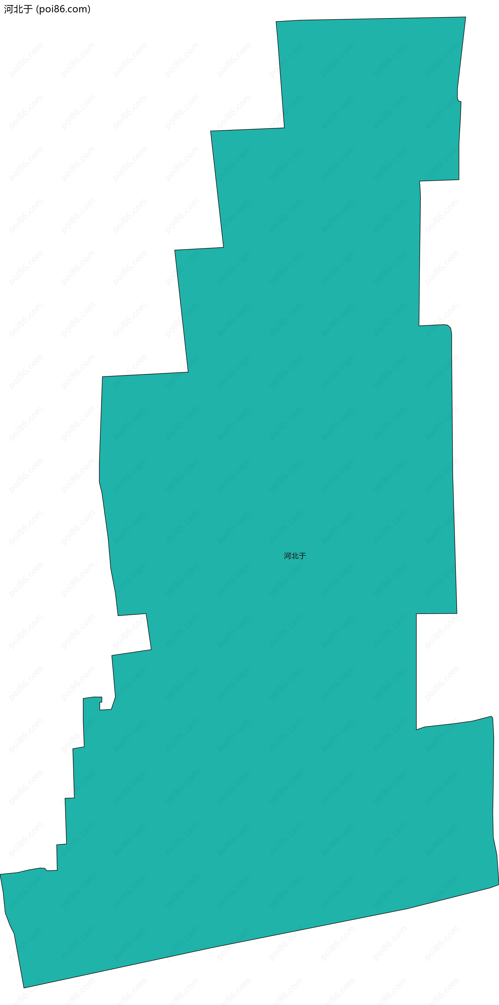 河北于边界地图