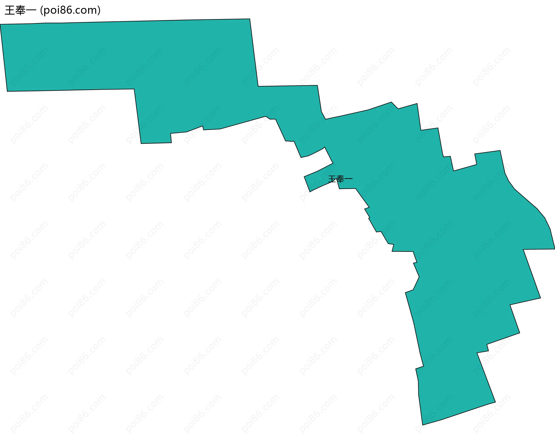 王奉一边界地图