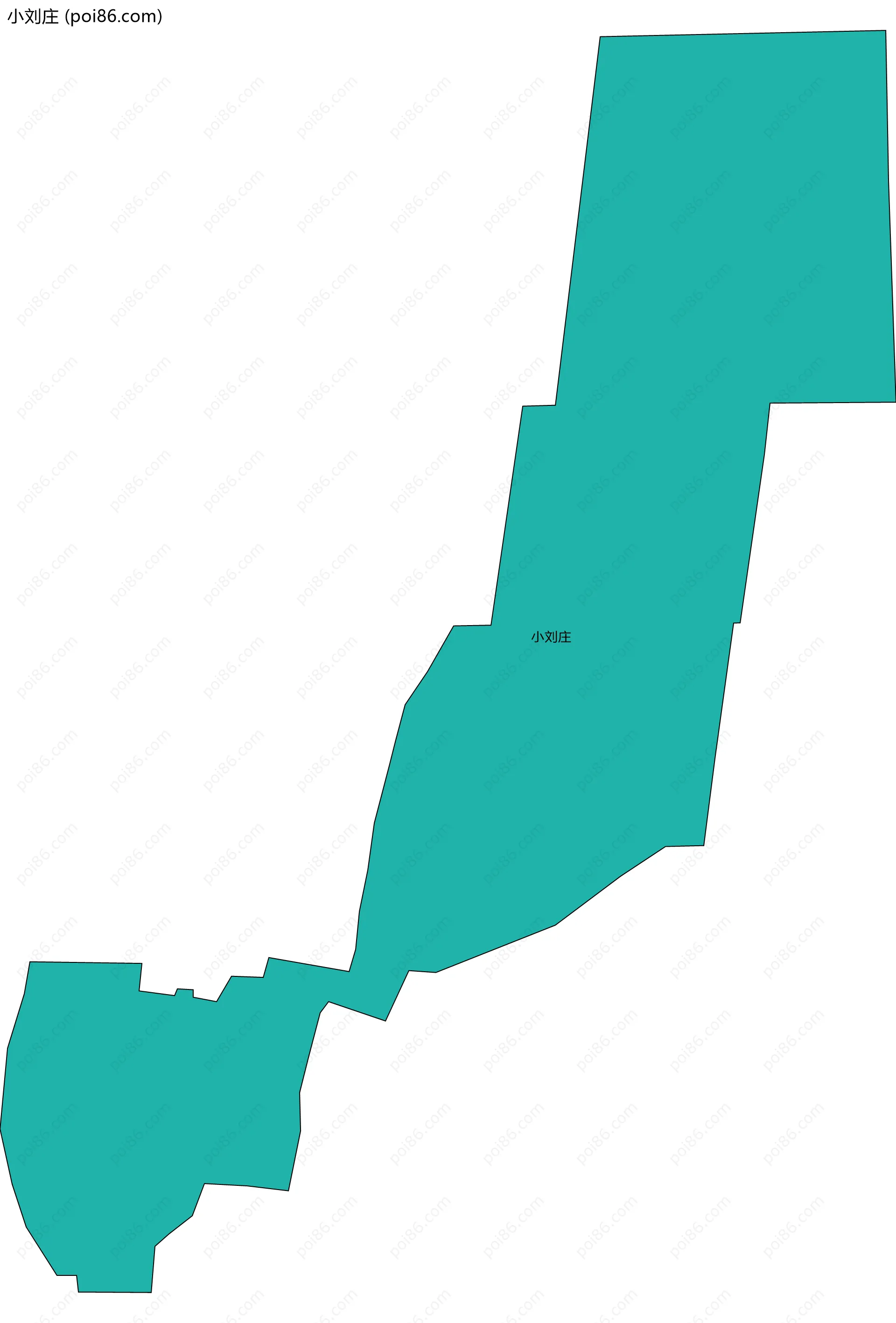 小刘庄边界地图