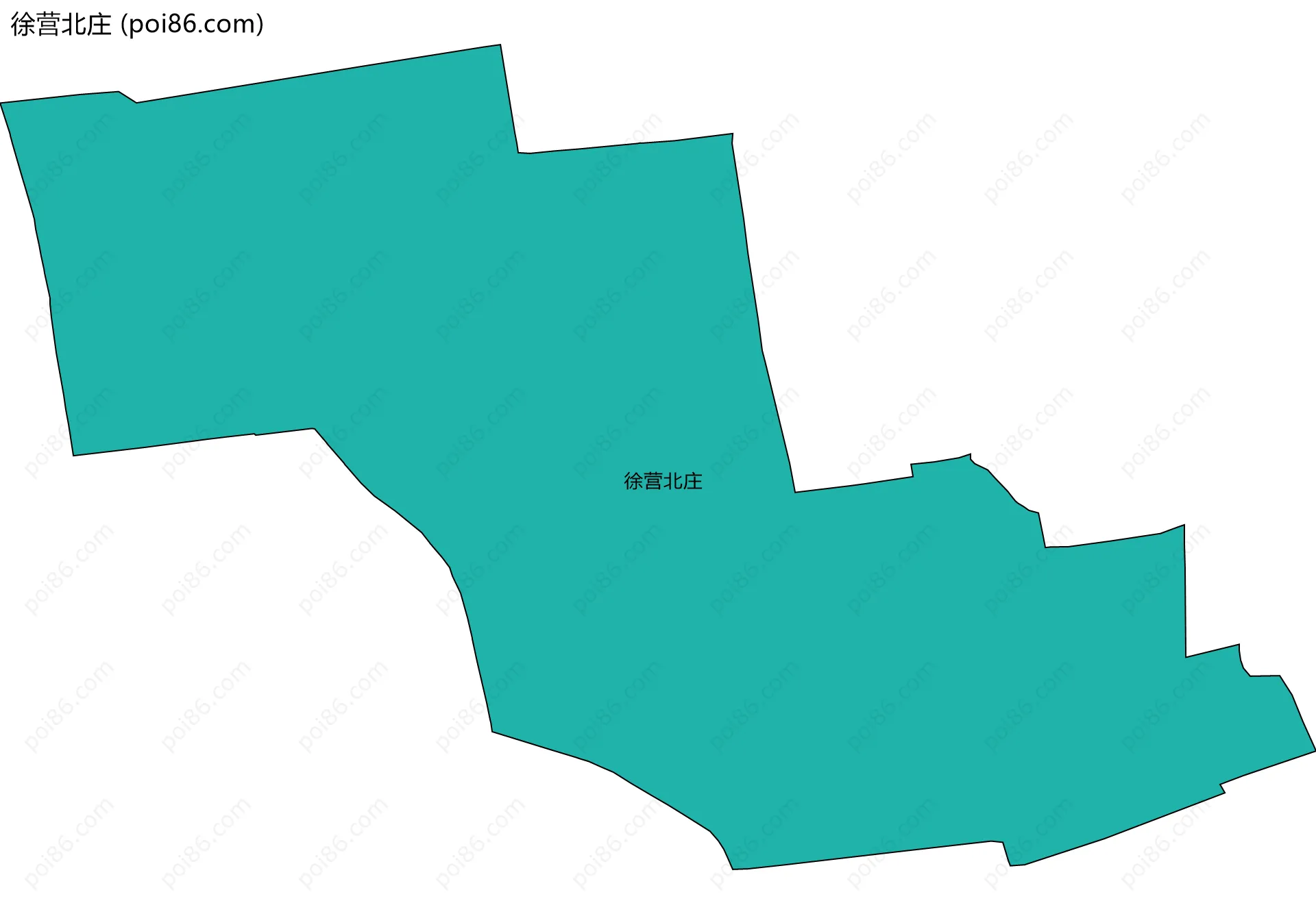 徐营北庄边界地图