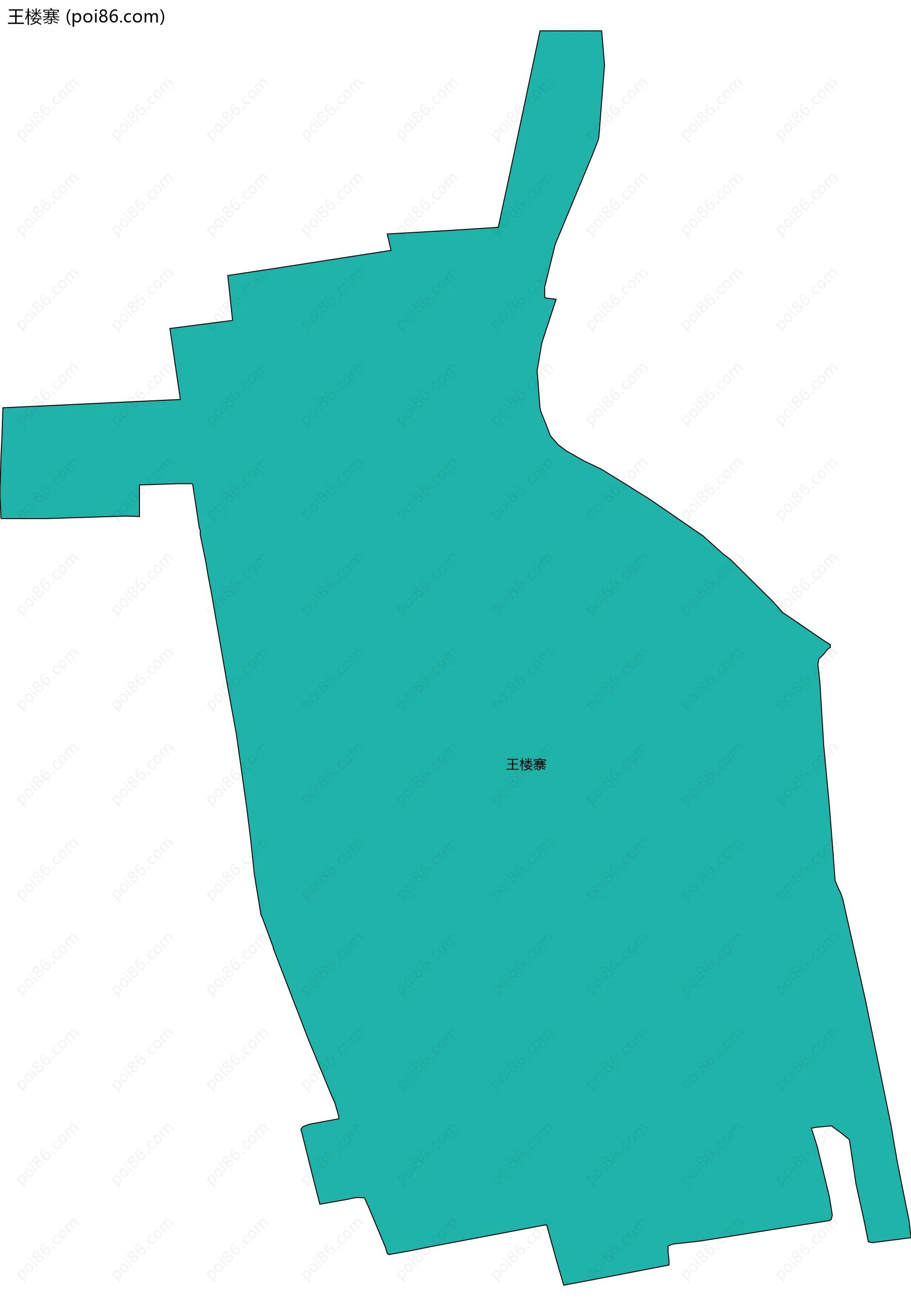 王楼寨边界地图