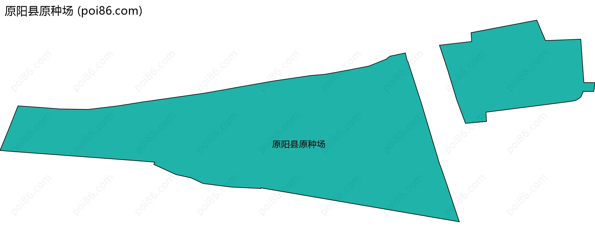 原阳县原种场边界地图