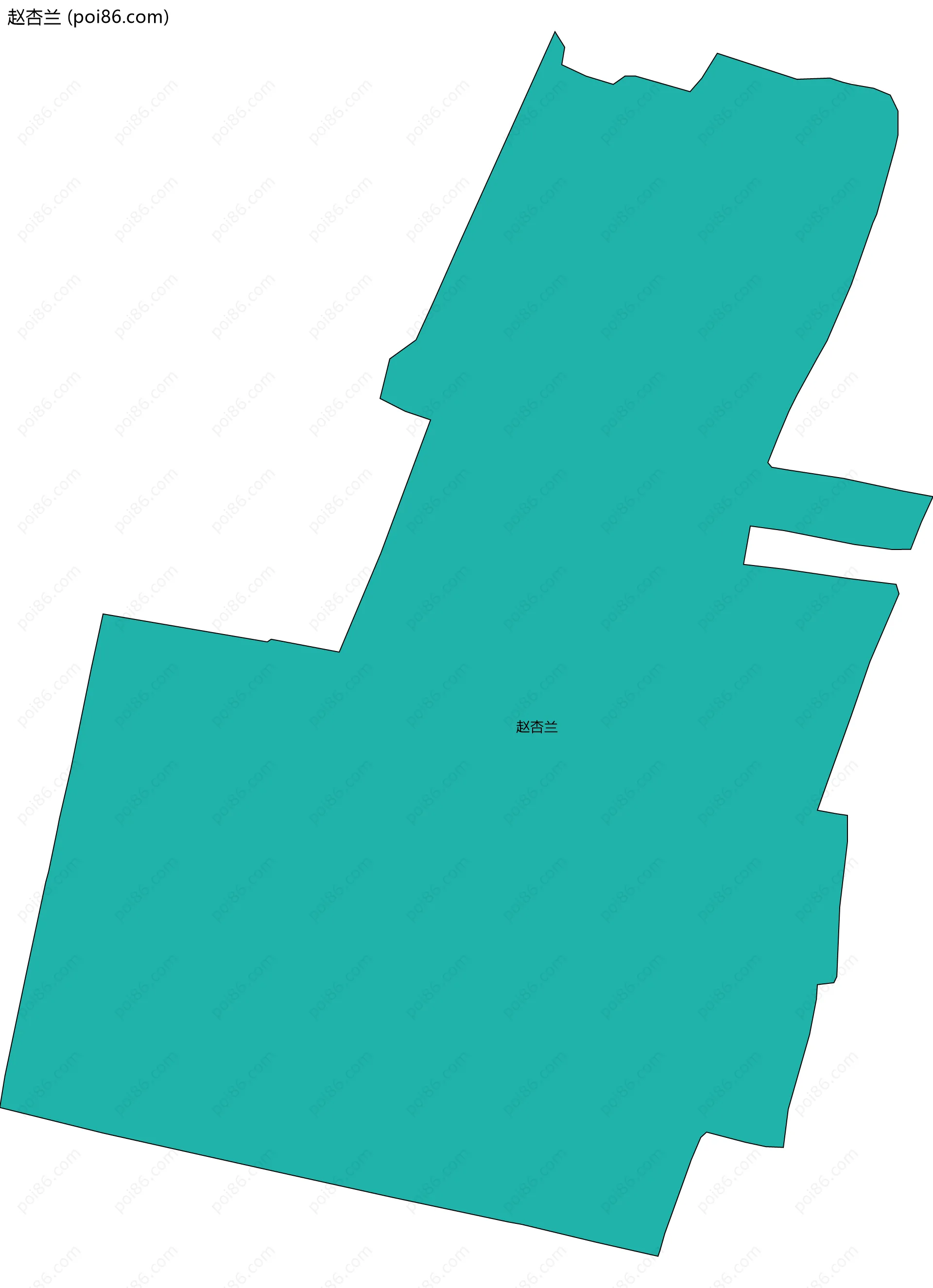 赵杏兰边界地图